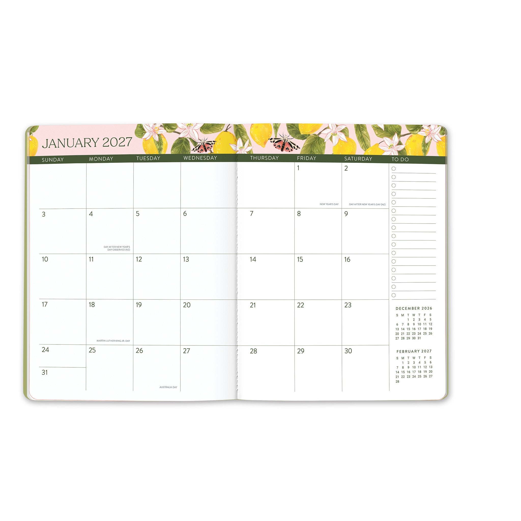 Fruit and Flora Just Right 2026-2027 Monthly Planner