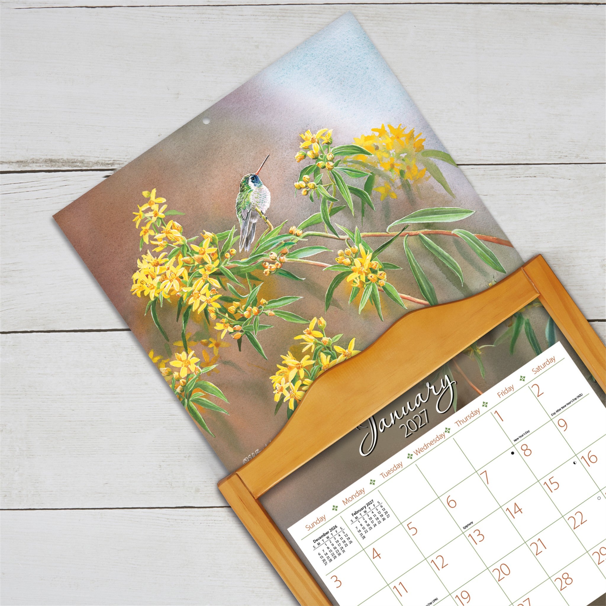 Hummingbirds 2027 Wall Calendar - Online Only