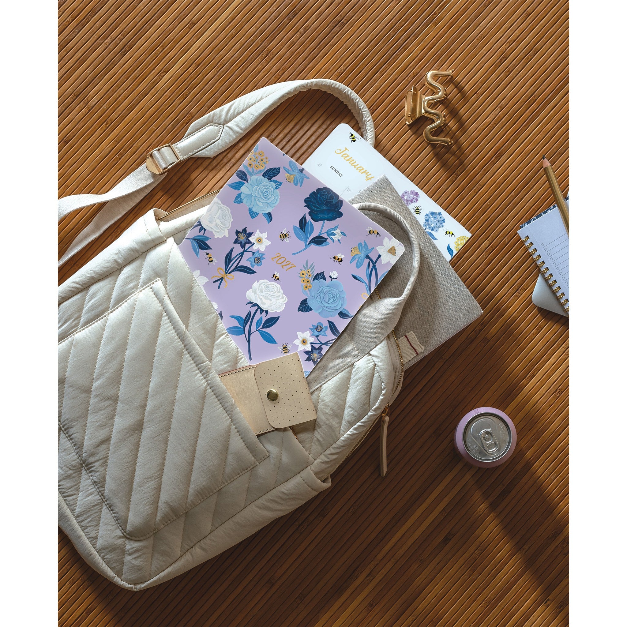 Garden Bee 2027 Monthly Planner Calendar - Online Only