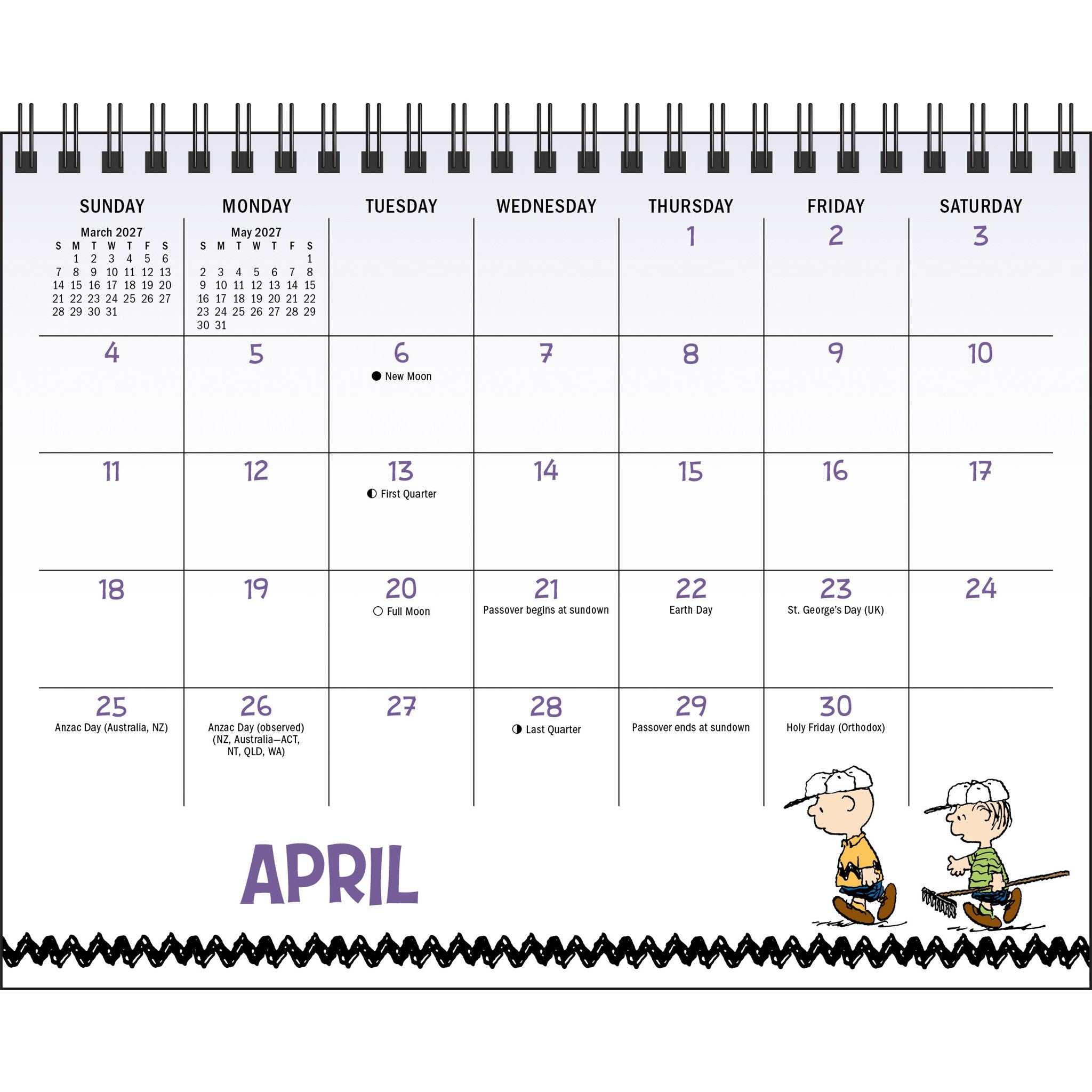 PEANUTS® 2027 Easel Calendar