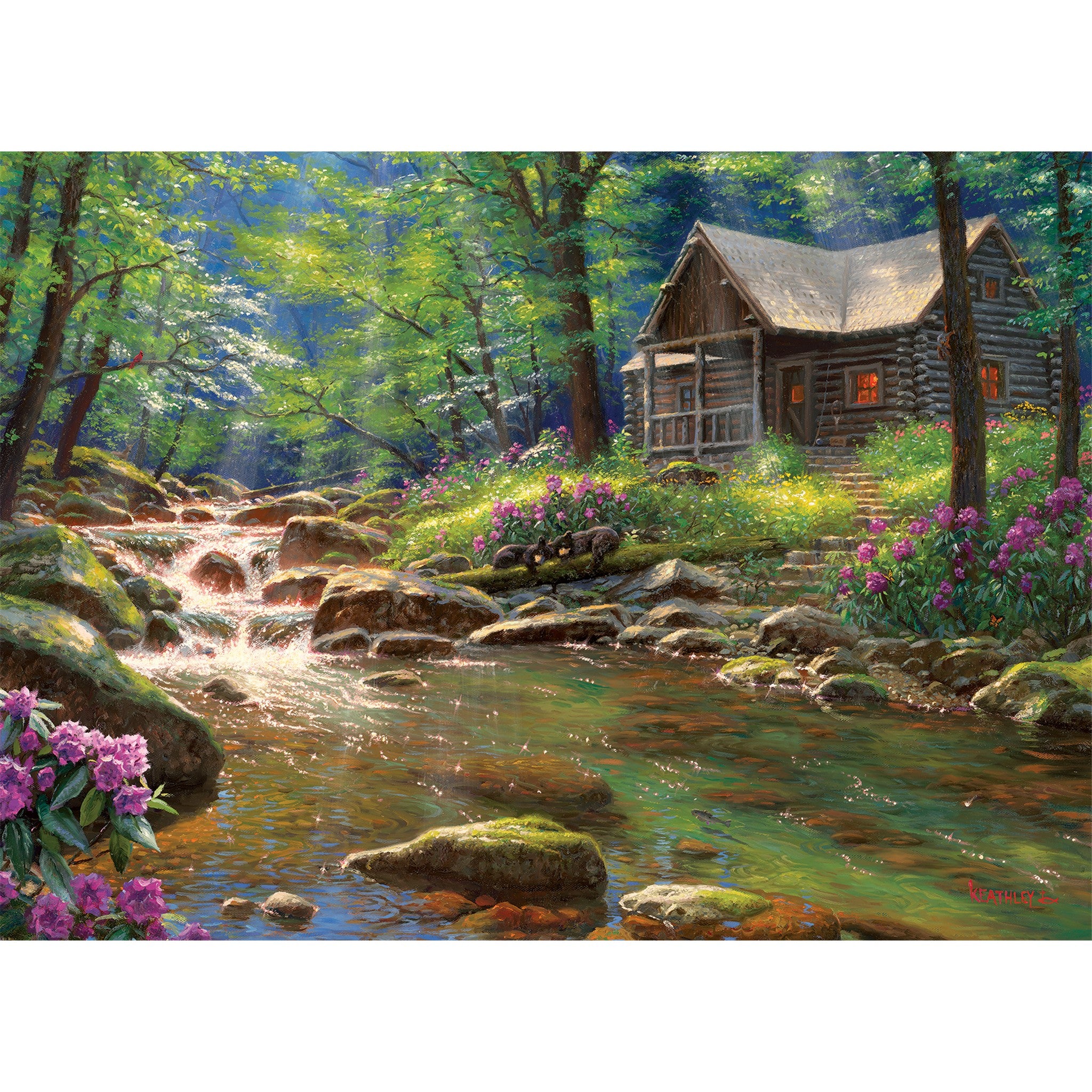 Fishing Cabin 1000 Piece Puzzle
