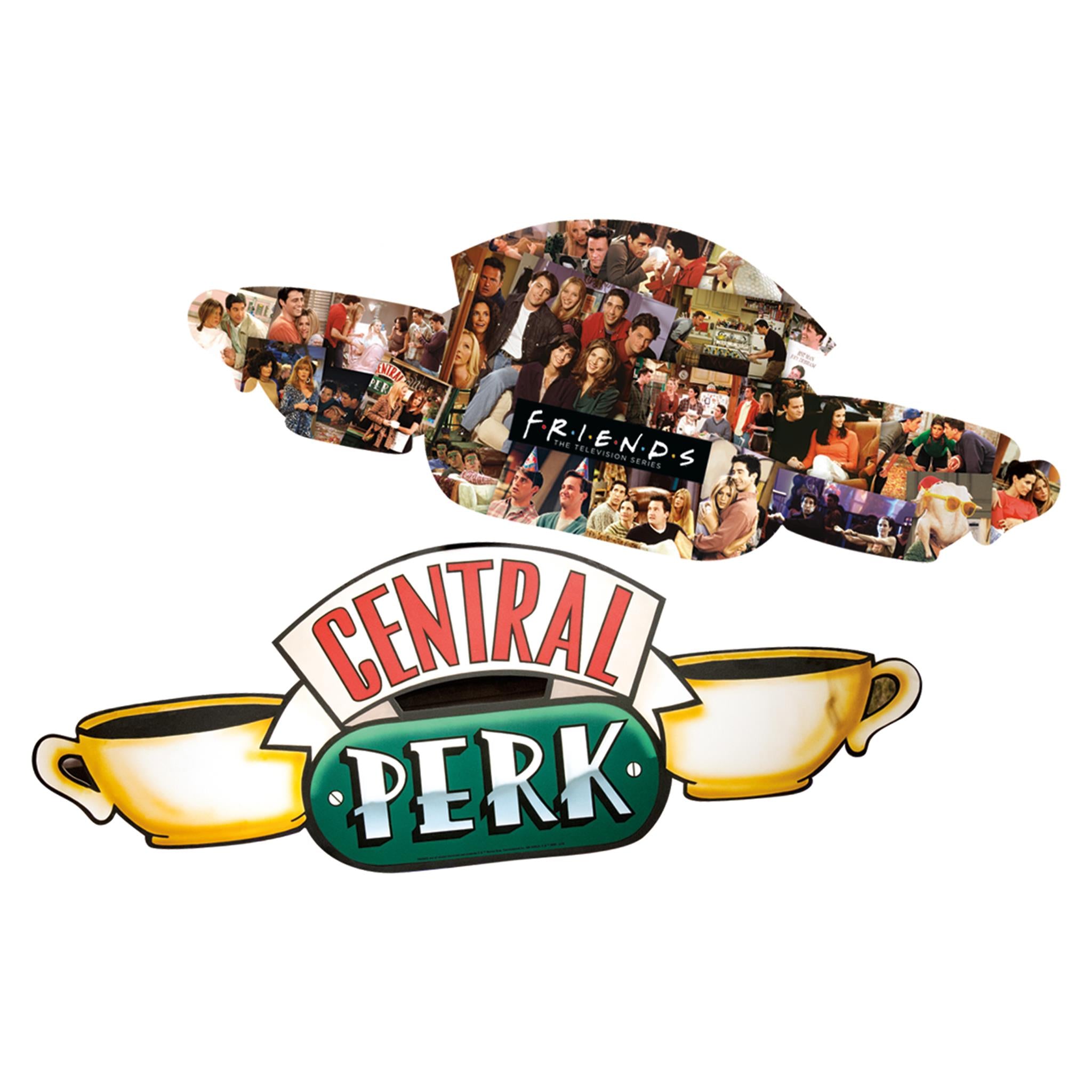 Friends Central Perk & Collage Shapped 600 Piece Puzzle