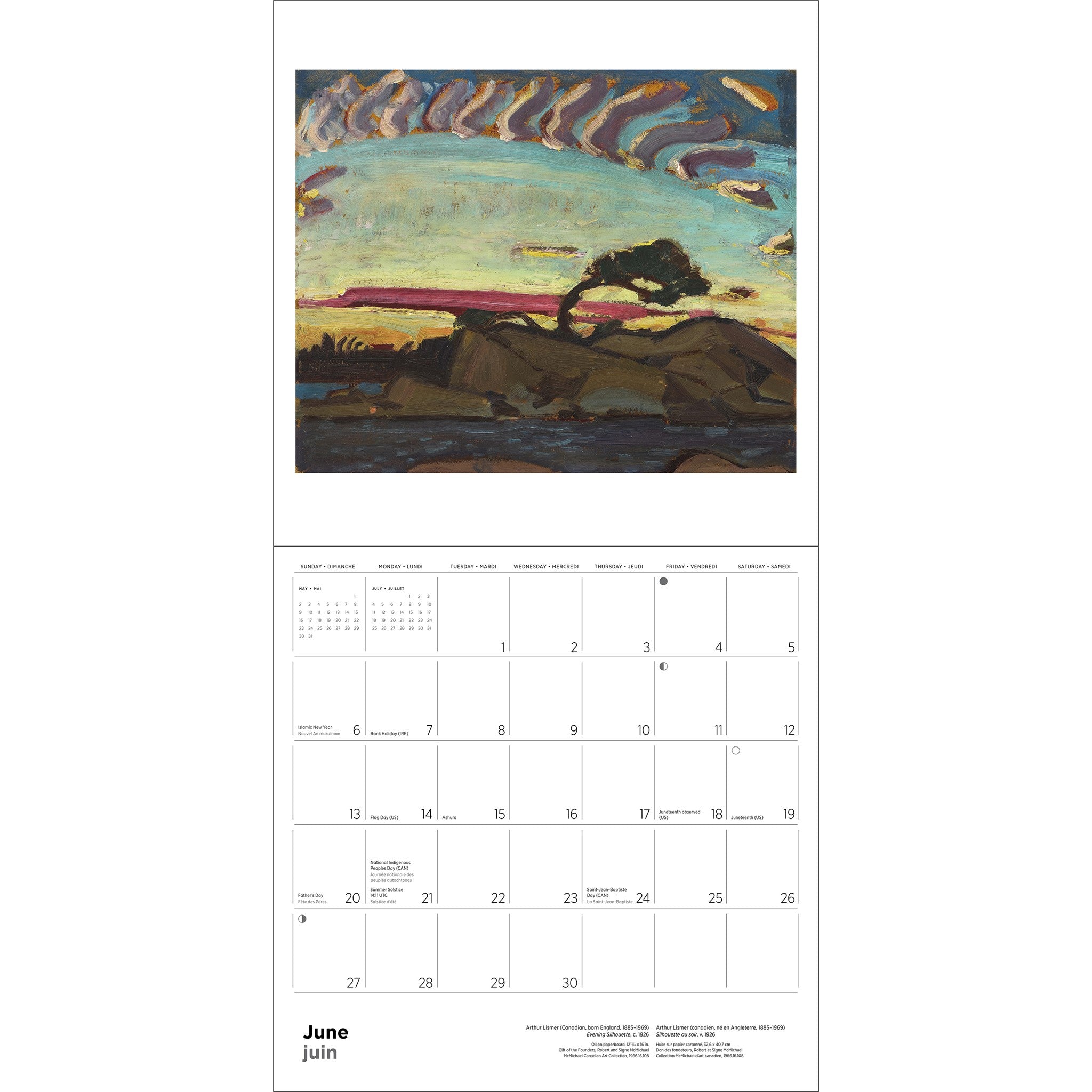 The Group Of Seven Special Edition with Print 2027 Wall Calendar