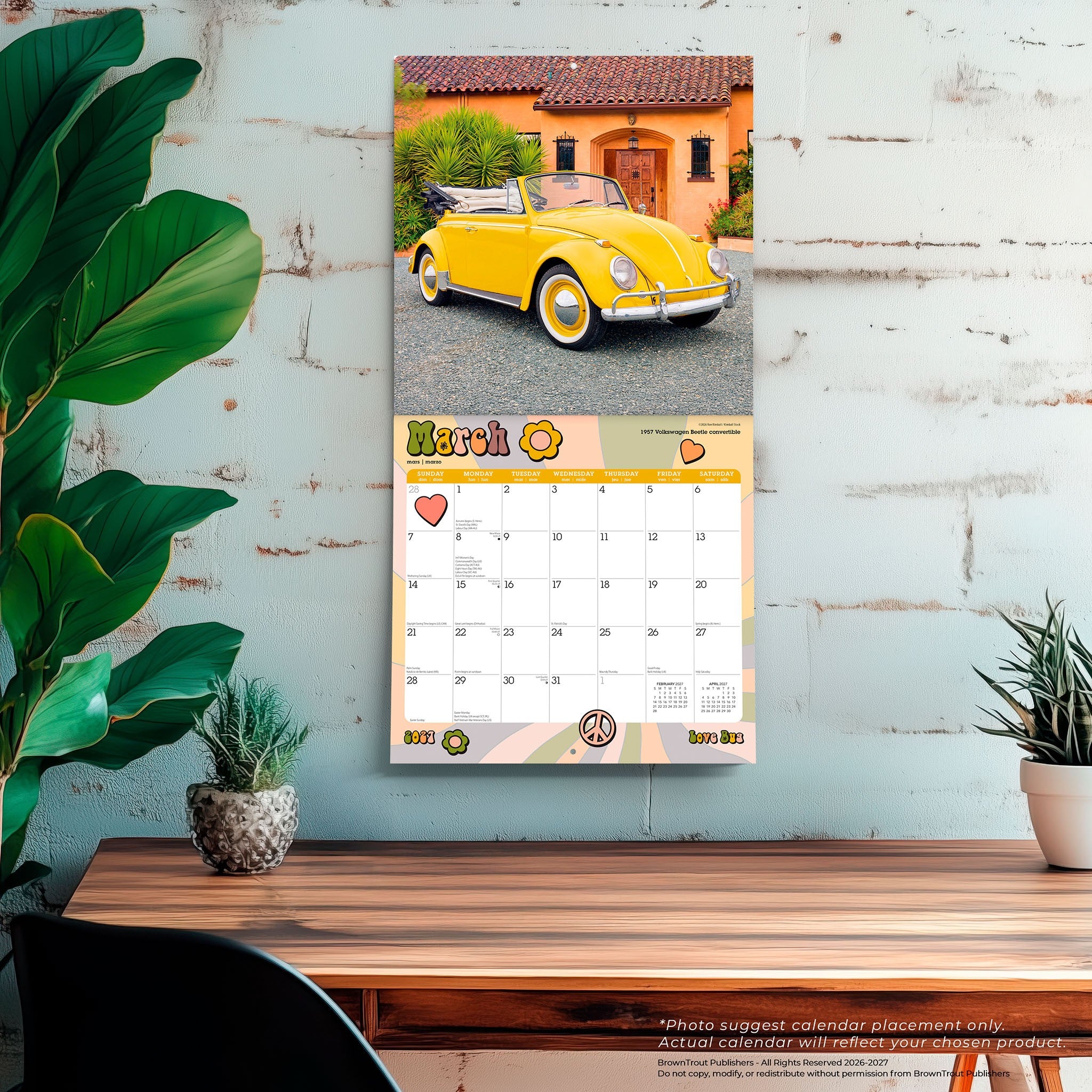 Love Bug 2027 Wall Calendar
