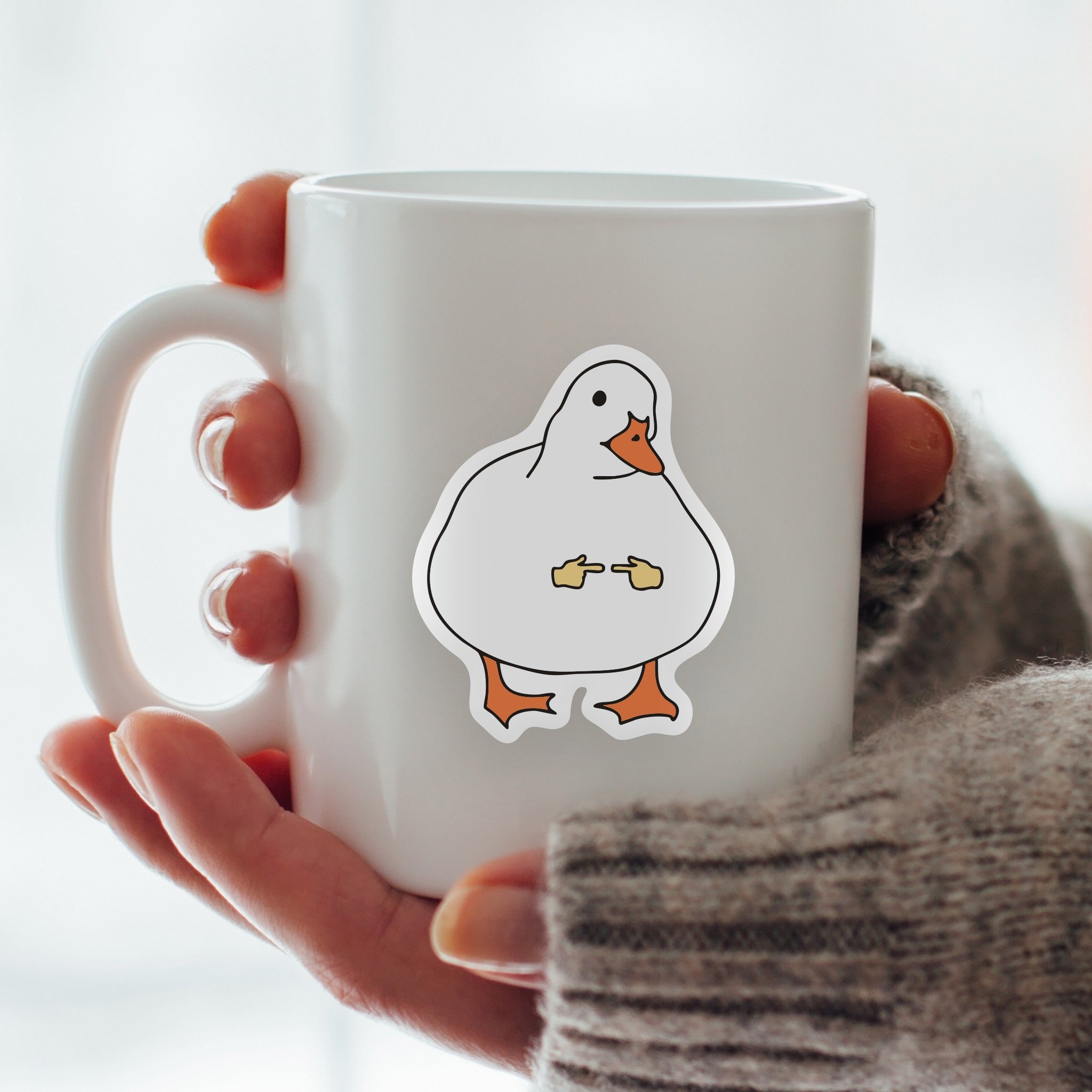 Shy Goose Vinyl Sticker