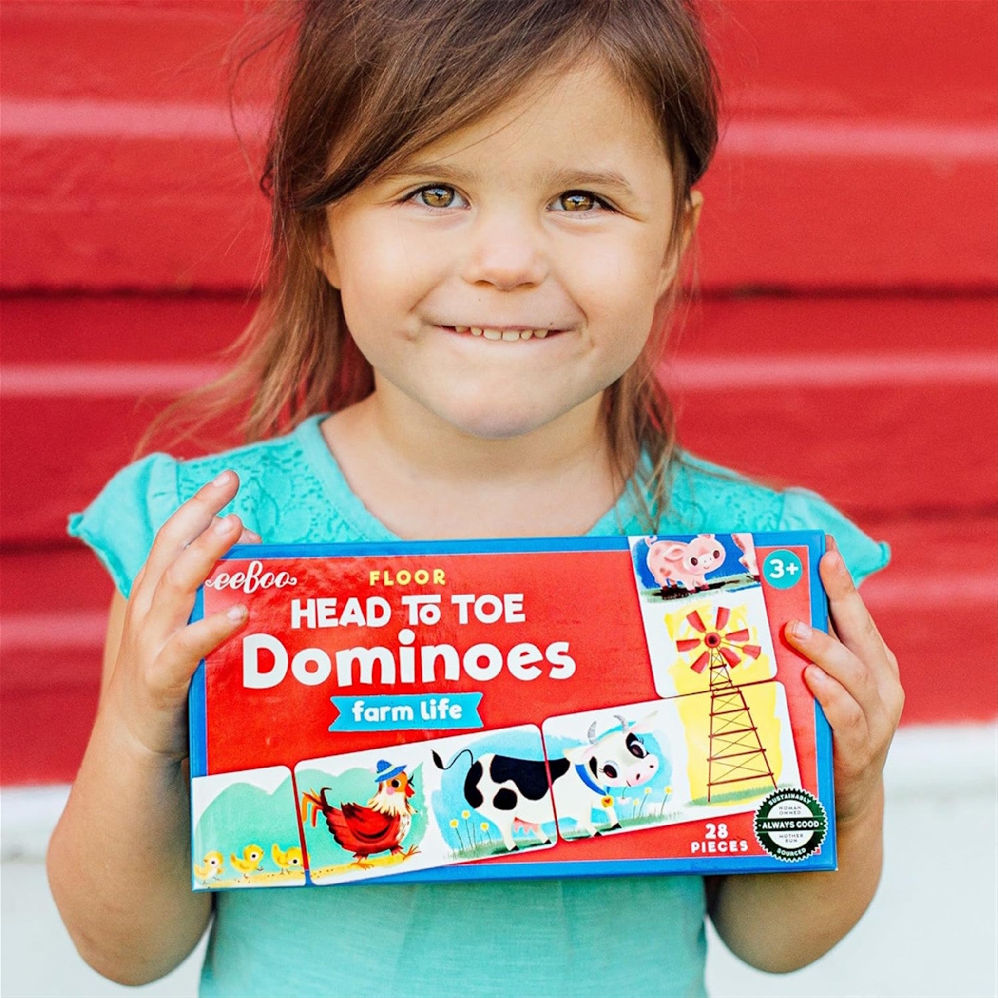 Little Farm Head to Toe Dominoes