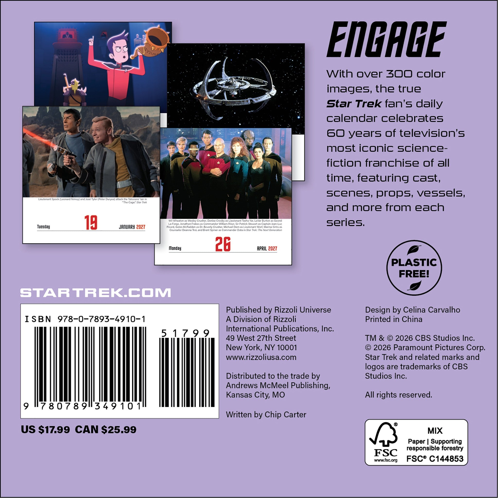 Star Trek Daily 2027 Box Calendar