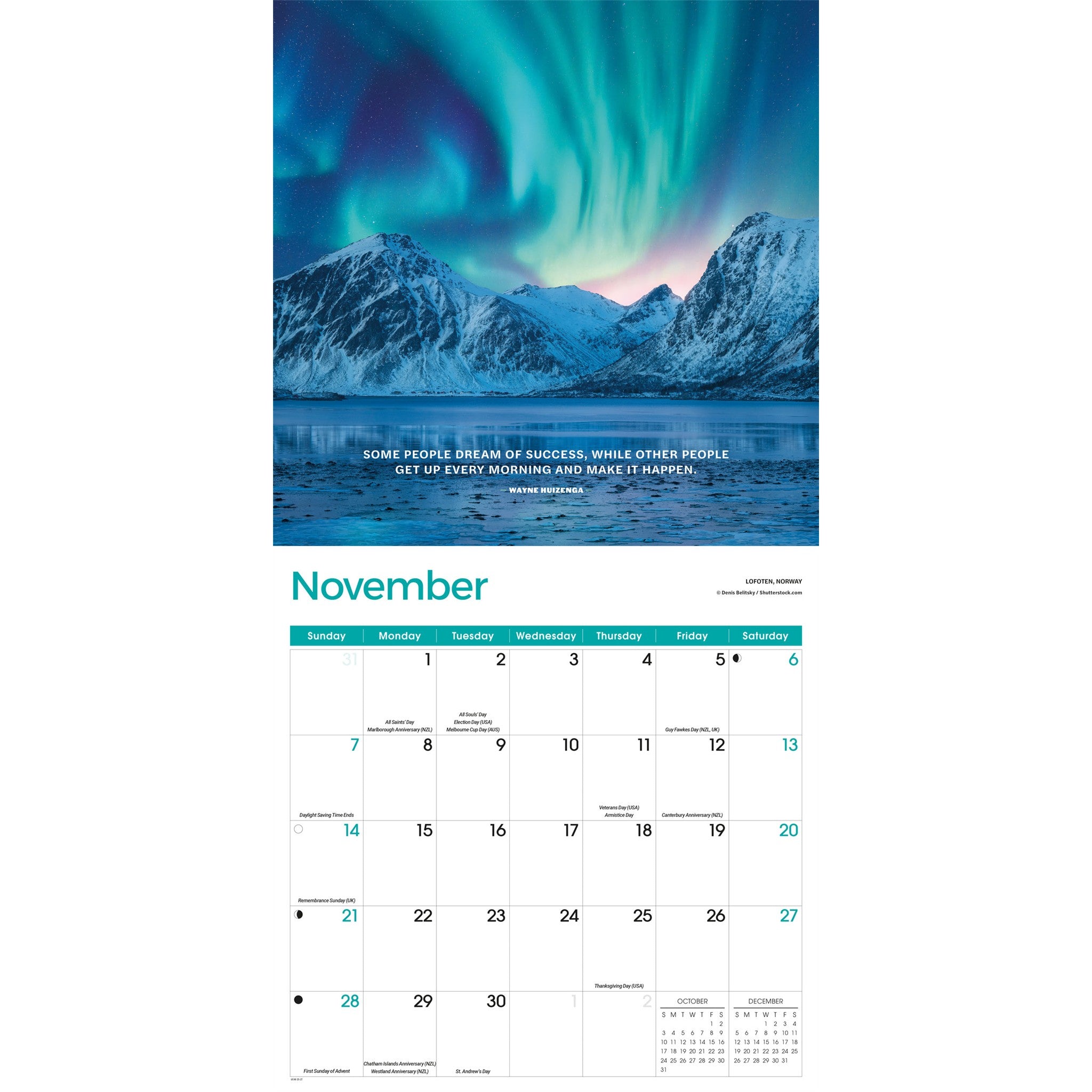 Motivation 2027 Wall Calendar