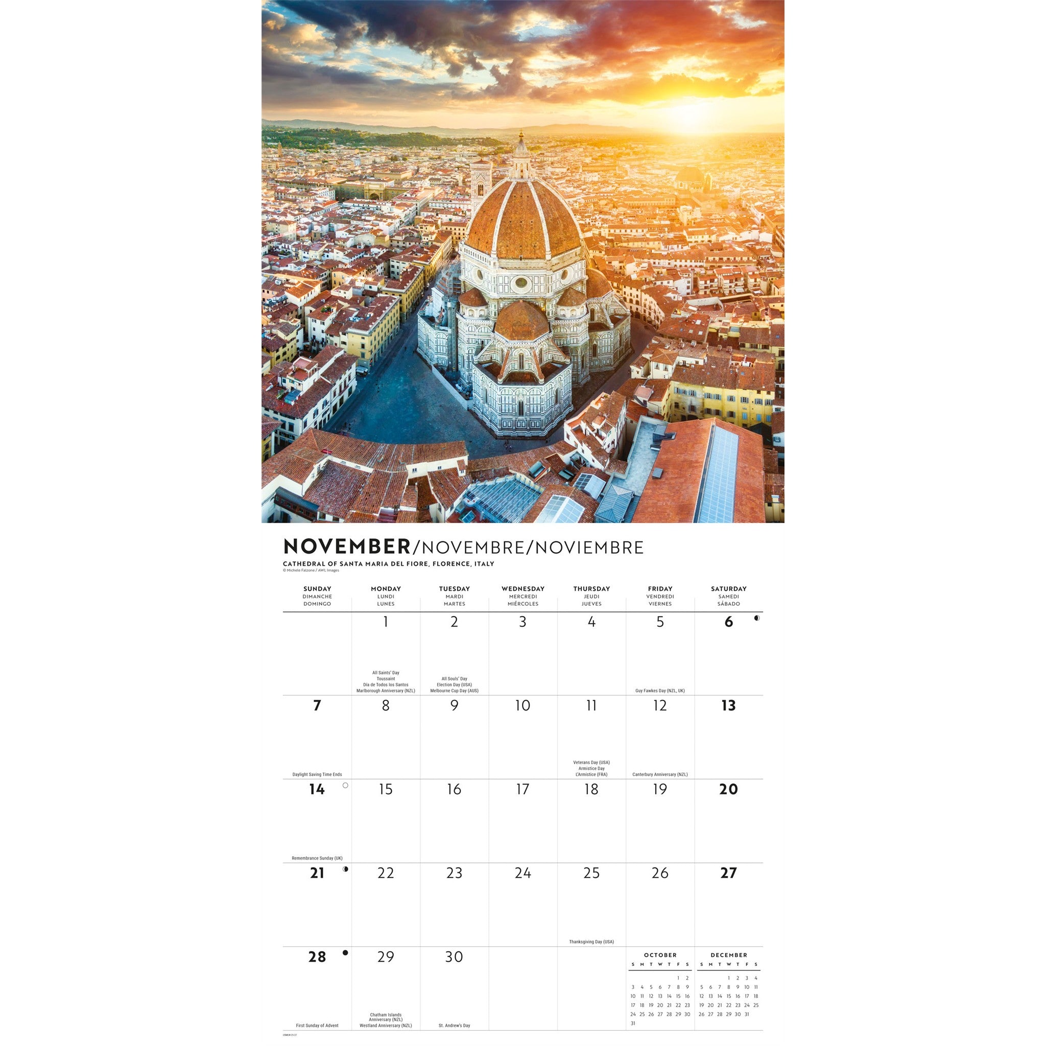 Passport to the World 2027 Wall Calendar