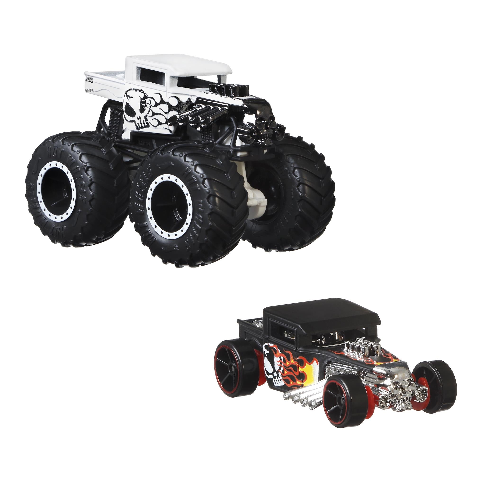 Hot Wheels Monster Truck 1:64 Diecast Truck & Car - Assorted Models