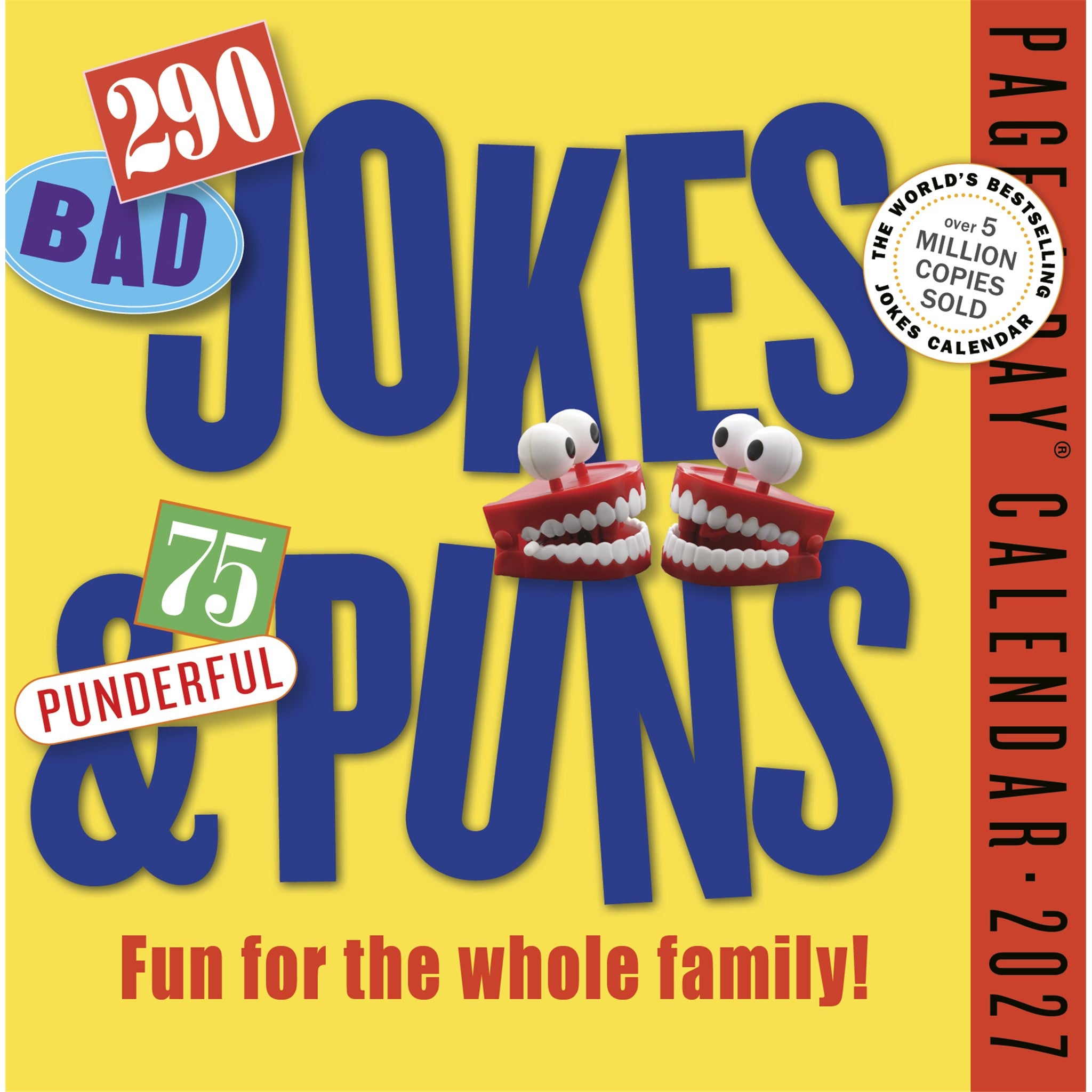 Bad Jokes and Punderful Puns 2027 Box Calendar
