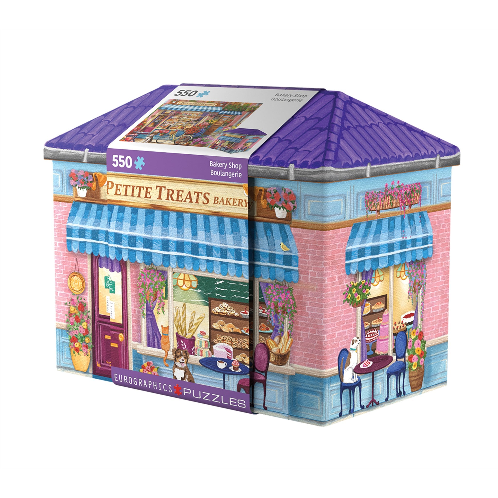 Bakery Shop Shaped Tin 550 Piece Puzzle