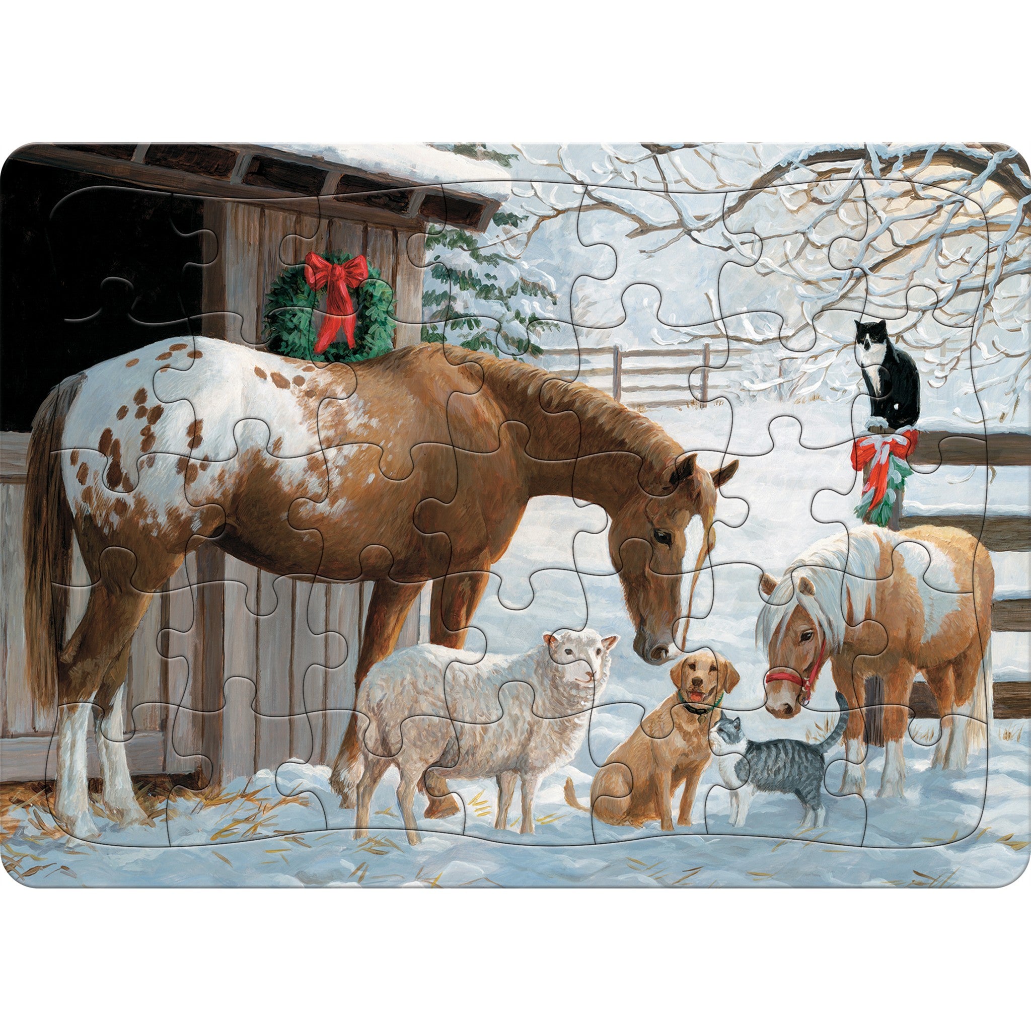 Barnyard Greetings 35 Piece Tray Puzzle
