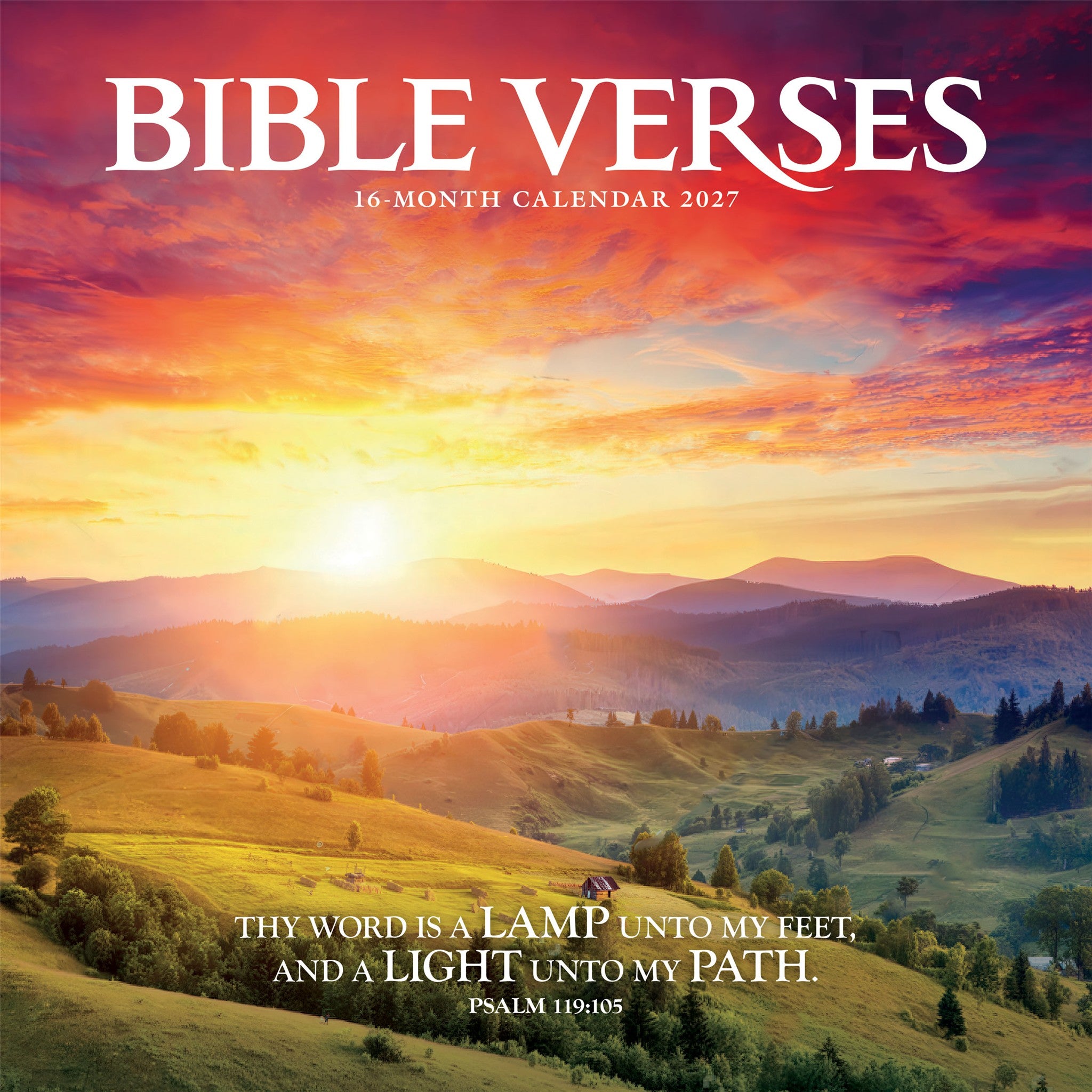 Bible Verses 2027 Wall Calendar