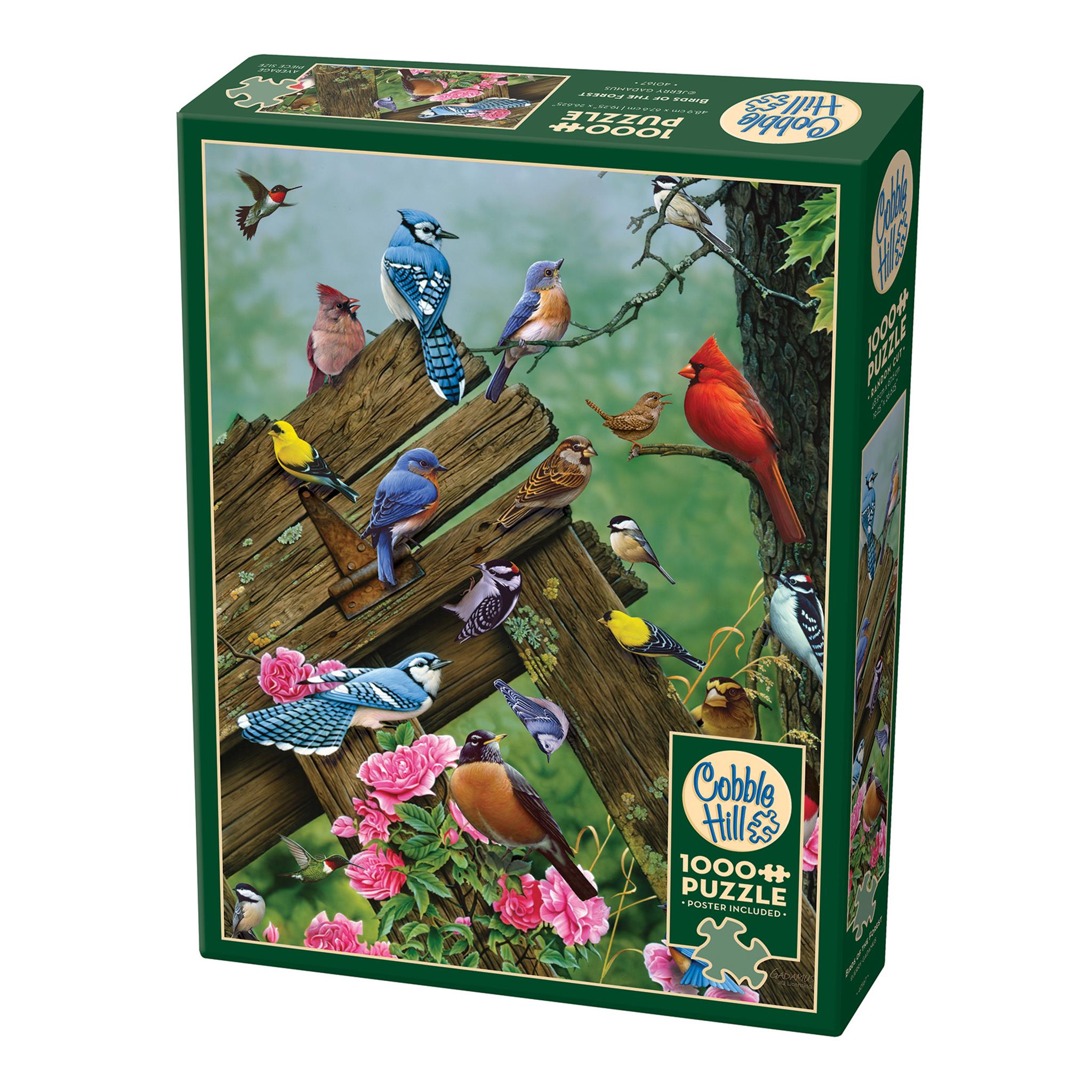 Birds of the Forest 1000 Piece Puzzle