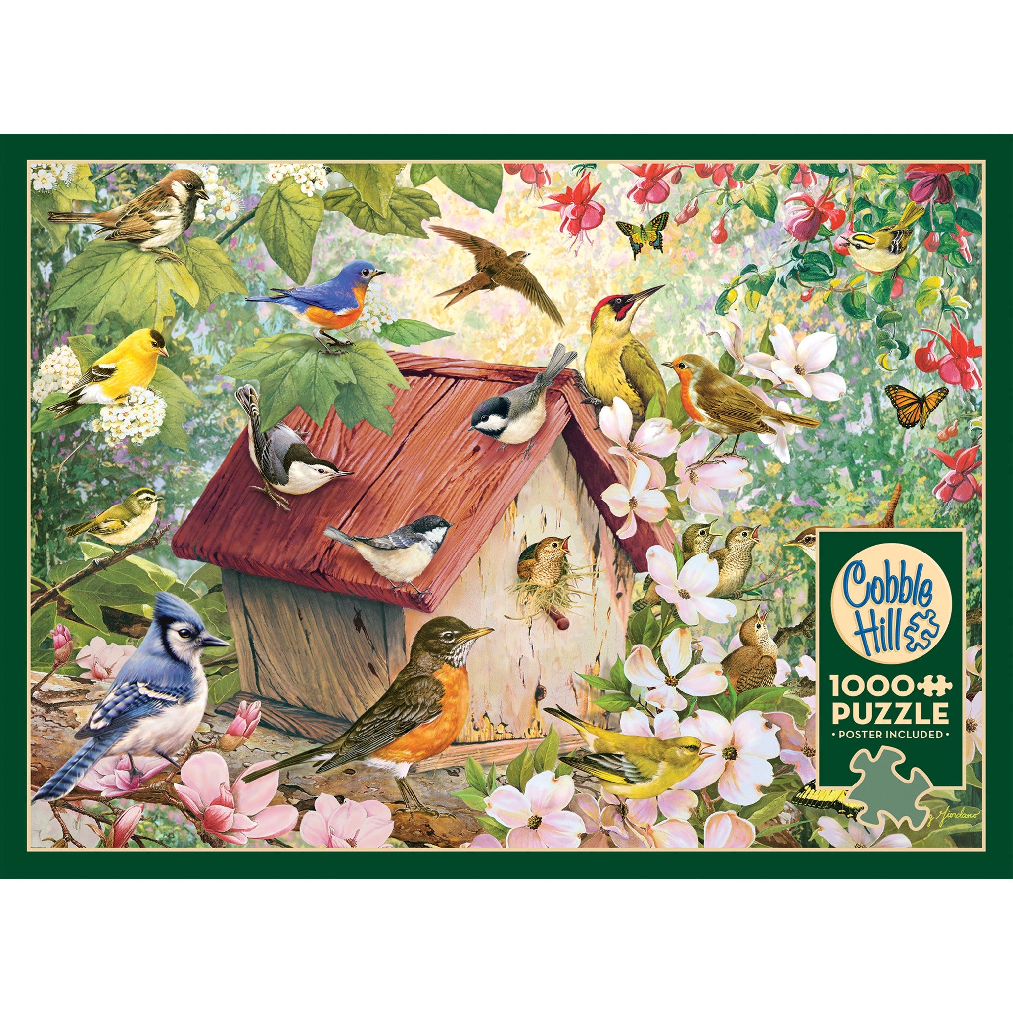 Blooming Spring 1000 Piece Puzzle - Online Only