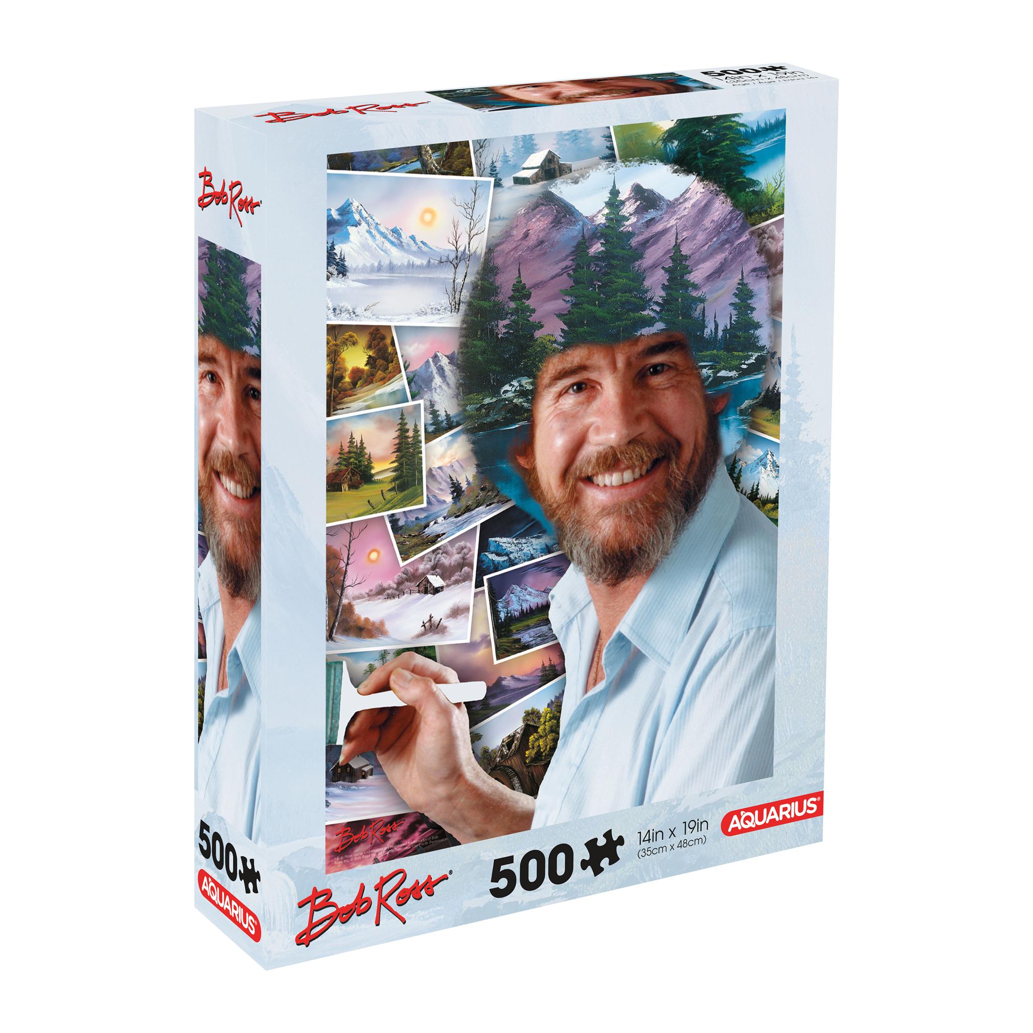 Bob Ross Afro 500 Piece Puzzle