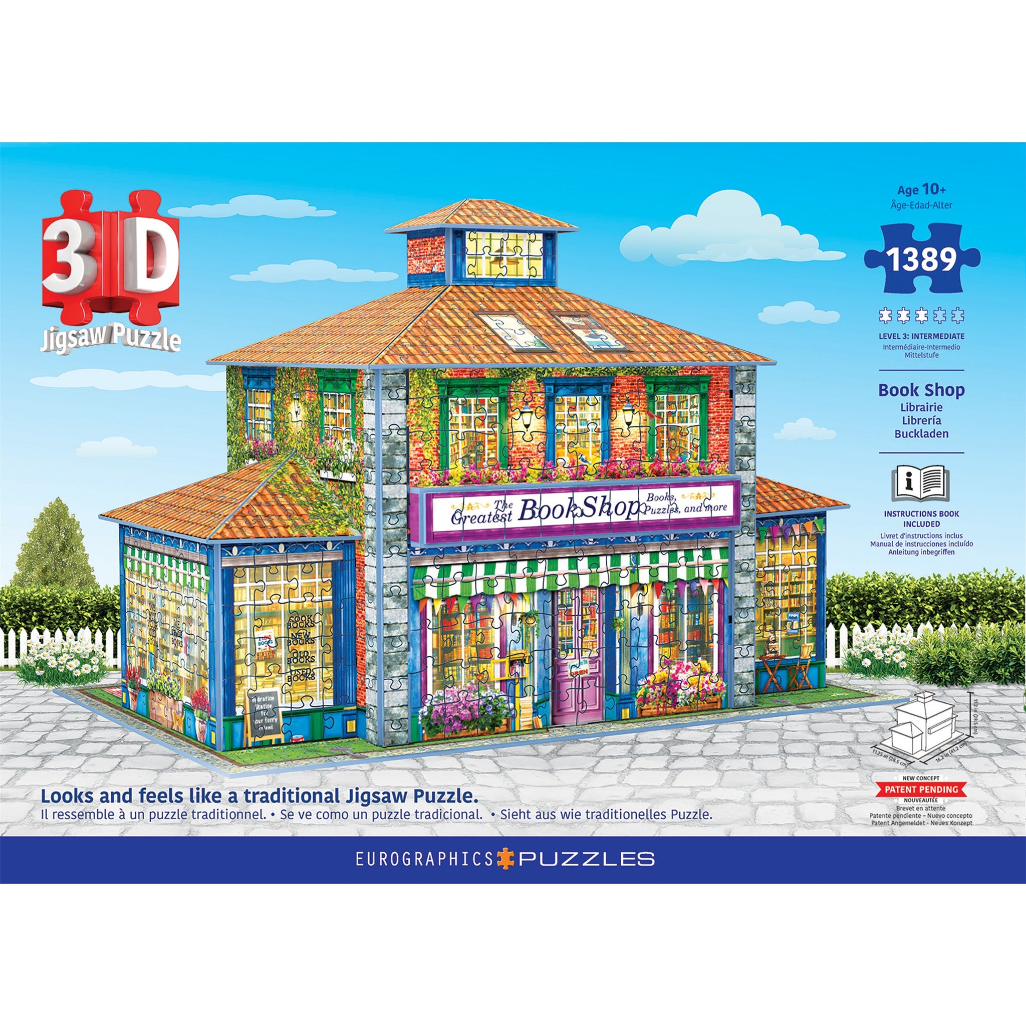 Book Shop 3D 1389 Piece Puzzle