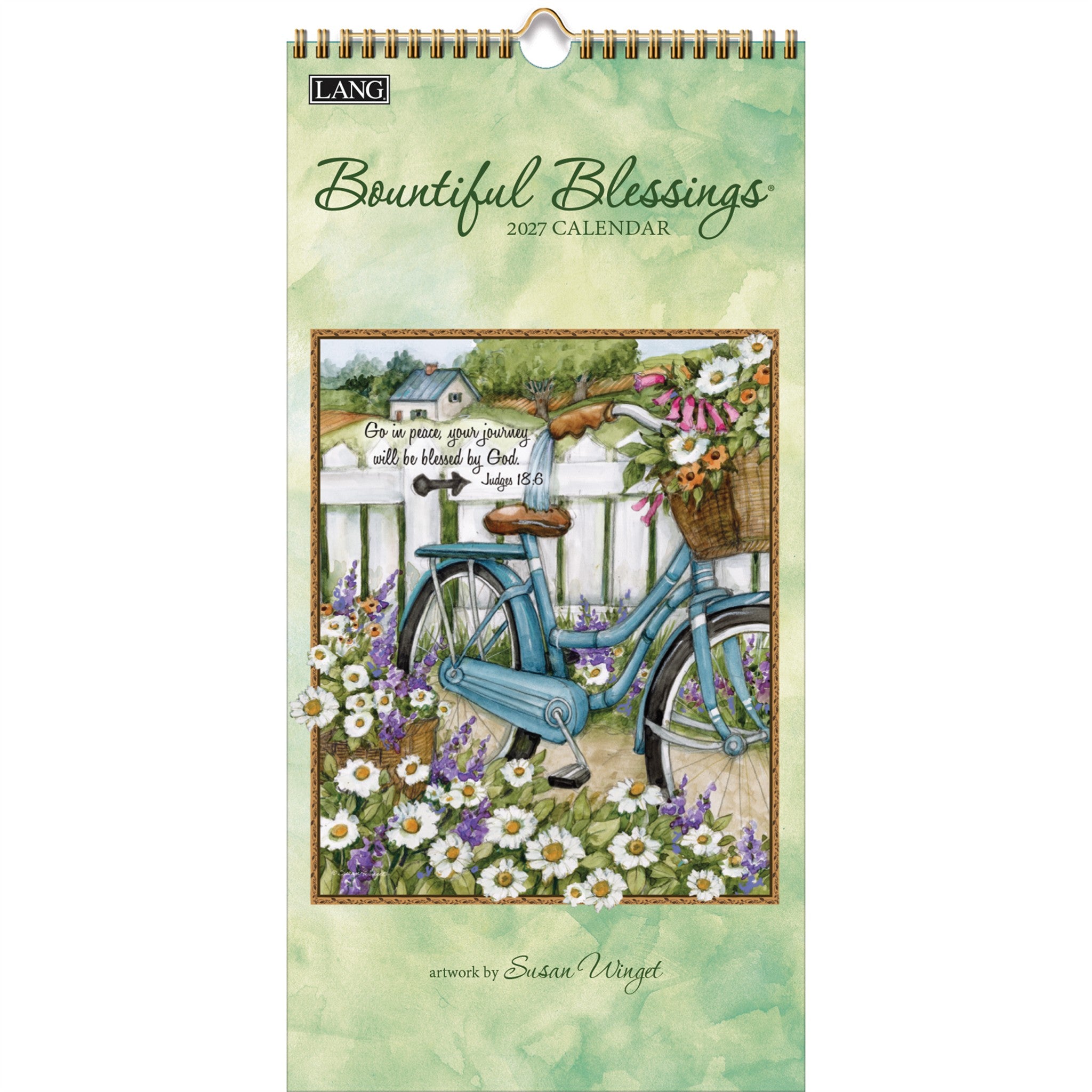 Bountiful Blessings 2027 Slim Calendar - Online Only