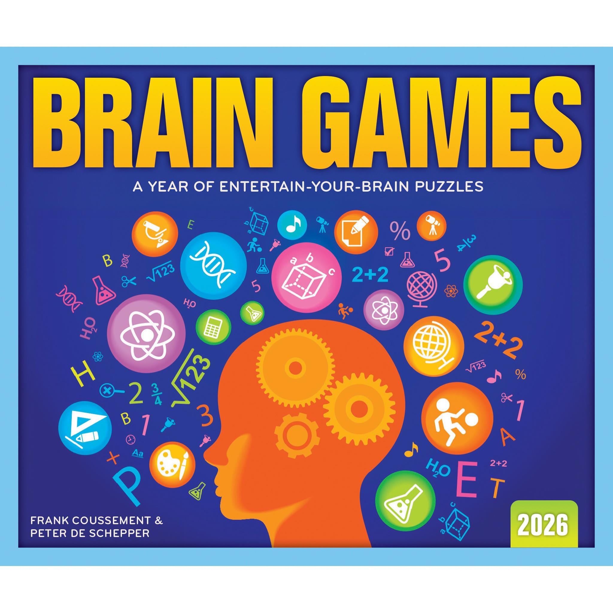 Brain Games 2026 Box Calendar front cover