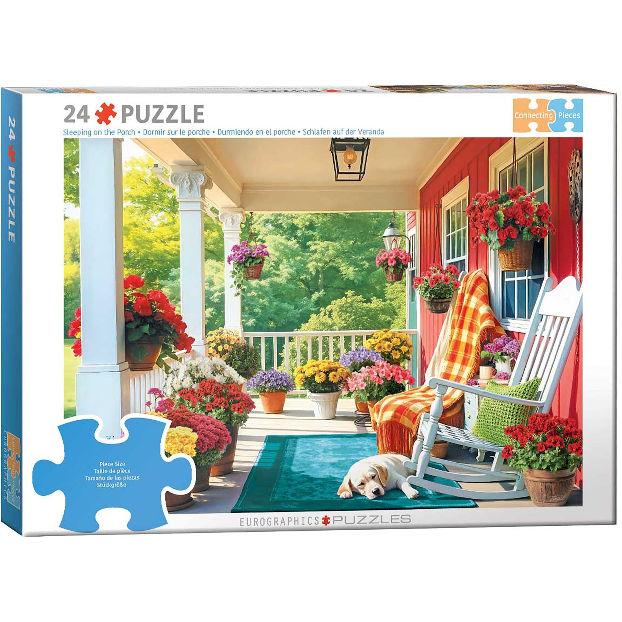Sleeping on the Porch 24 Piece Puzzle