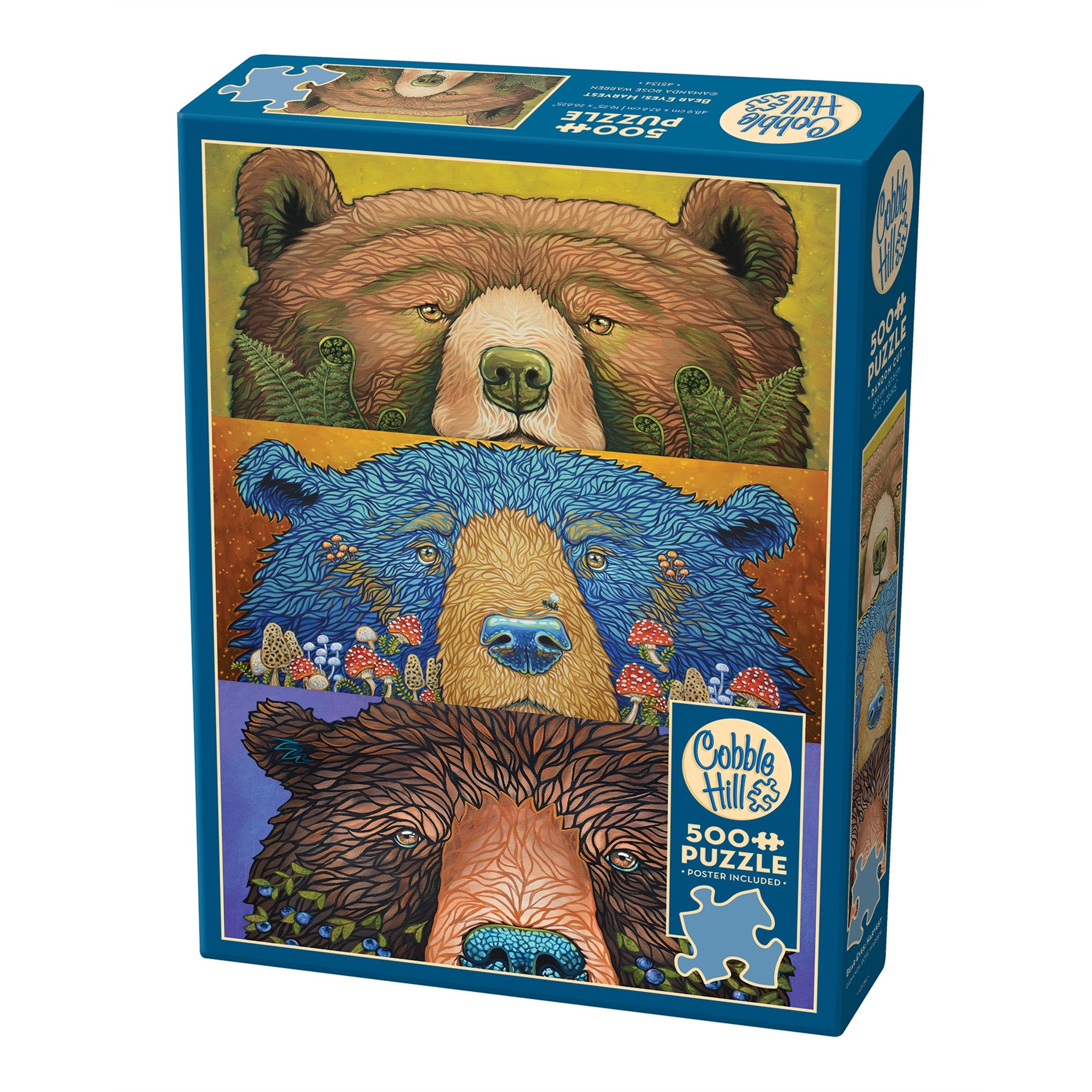 Bear Eyes Harvest 500 Piece Puzzle