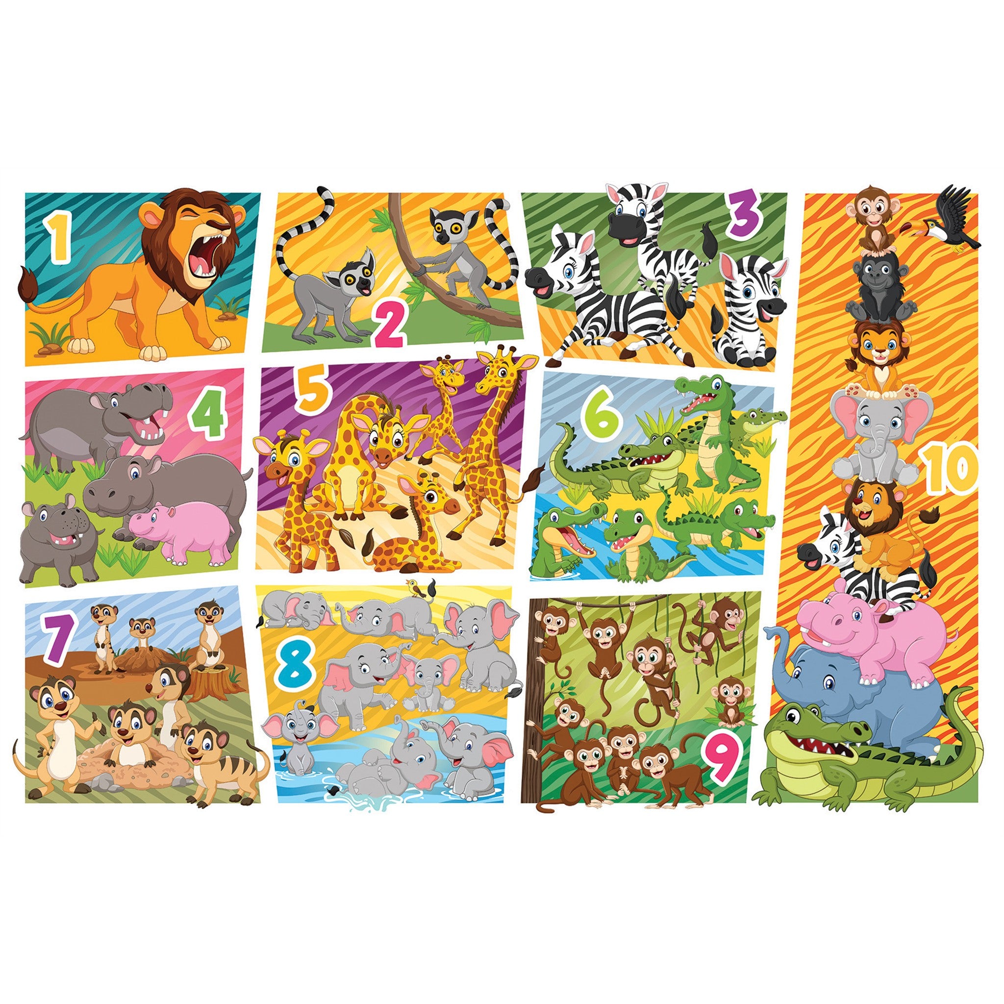 Animal Count 35 Piece Floor Puzzle - Online Only