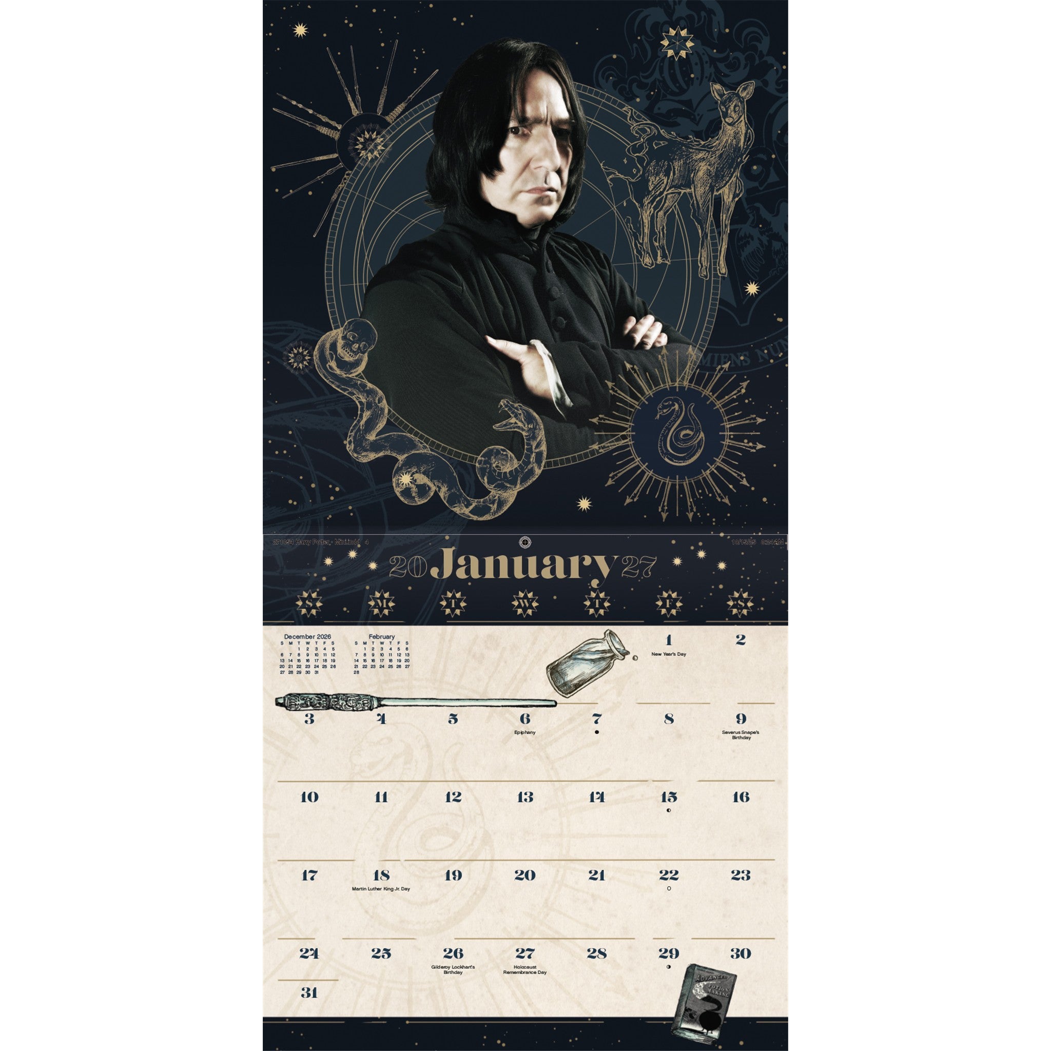 Harry Potter 2027 Mini Calendar