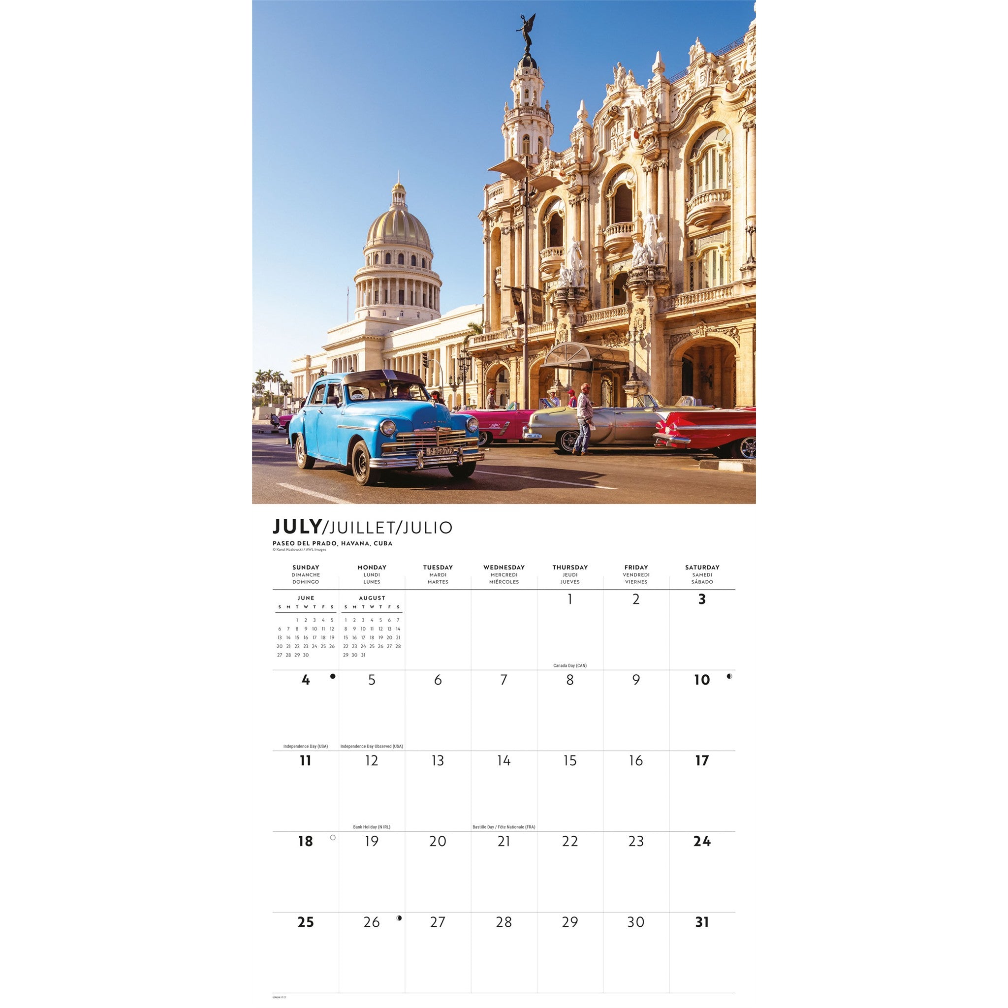 Passport to the World 2027 Wall Calendar
