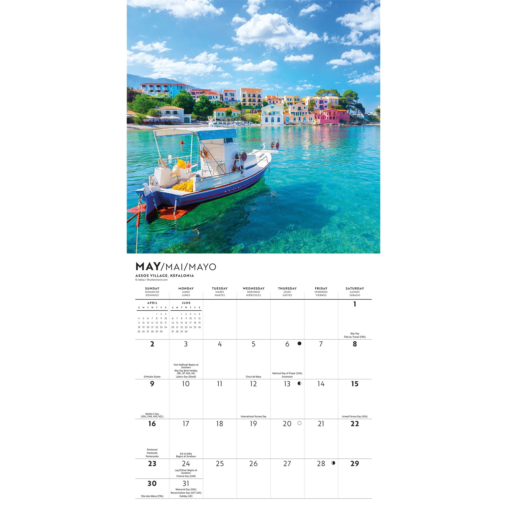 Greek Isles 2027 Mini Calendar