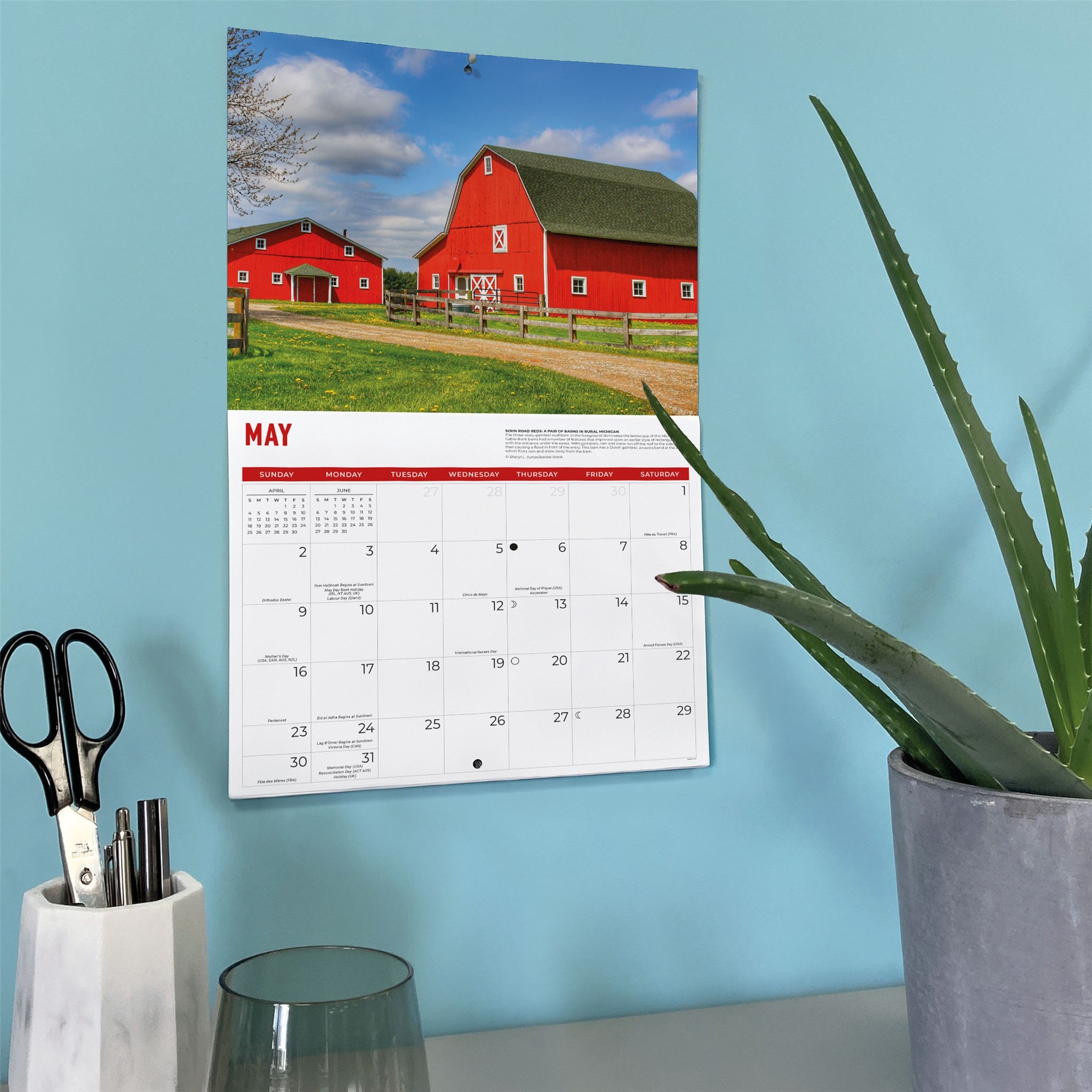 Barns 2027 Wall Calendar