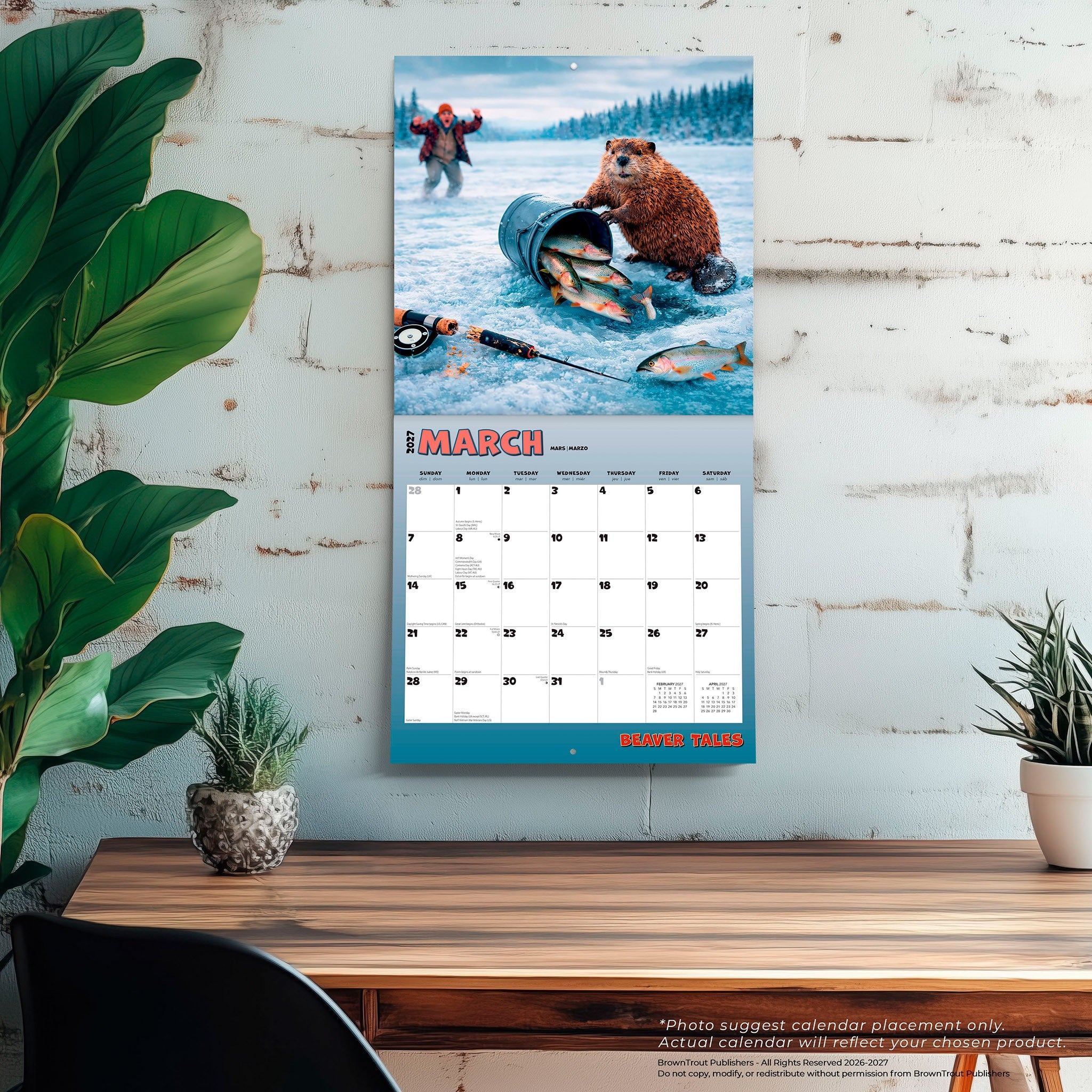 Beaver Tales 2027 Wall Calendar