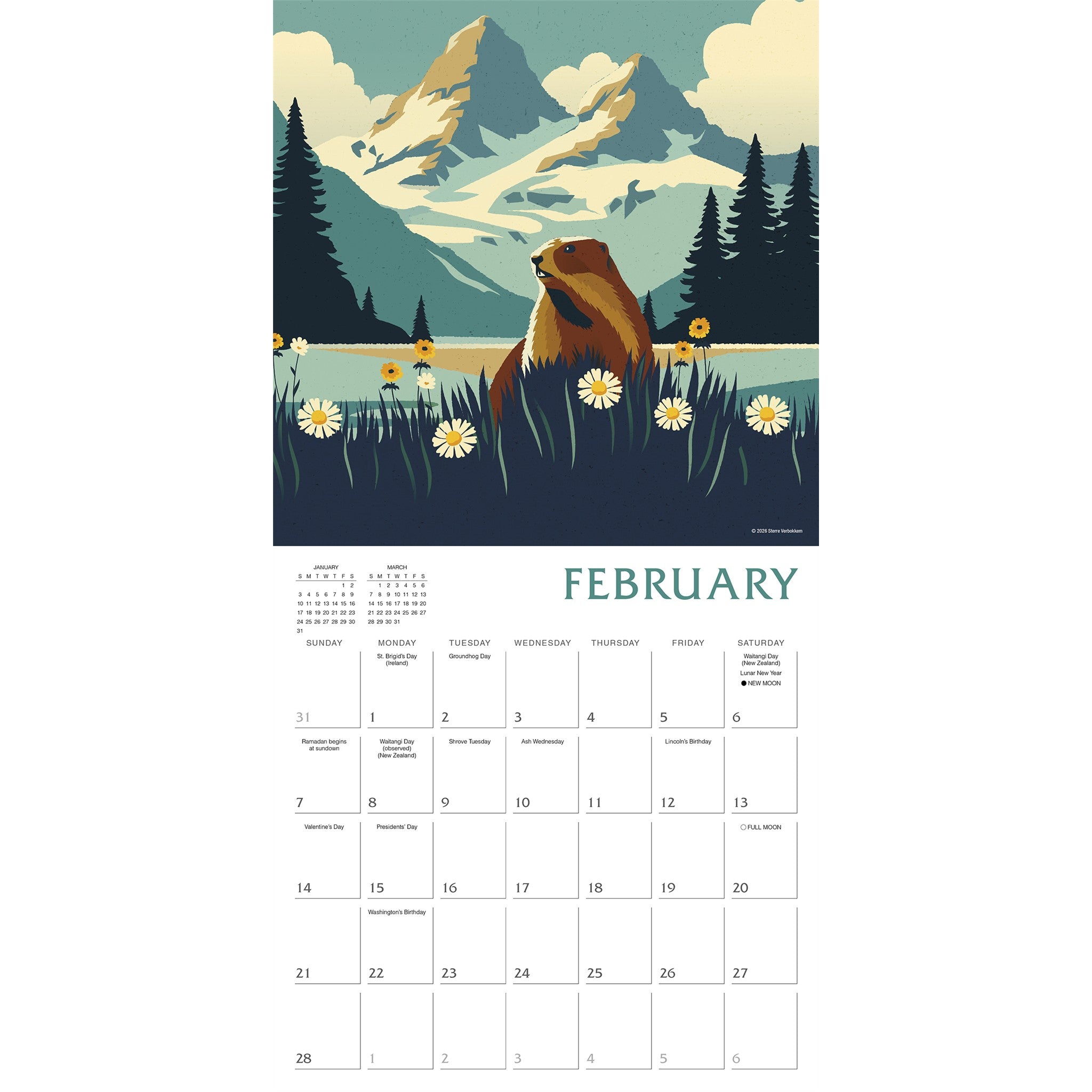 Mountain Life 2027 Wall Calendar - Online Only