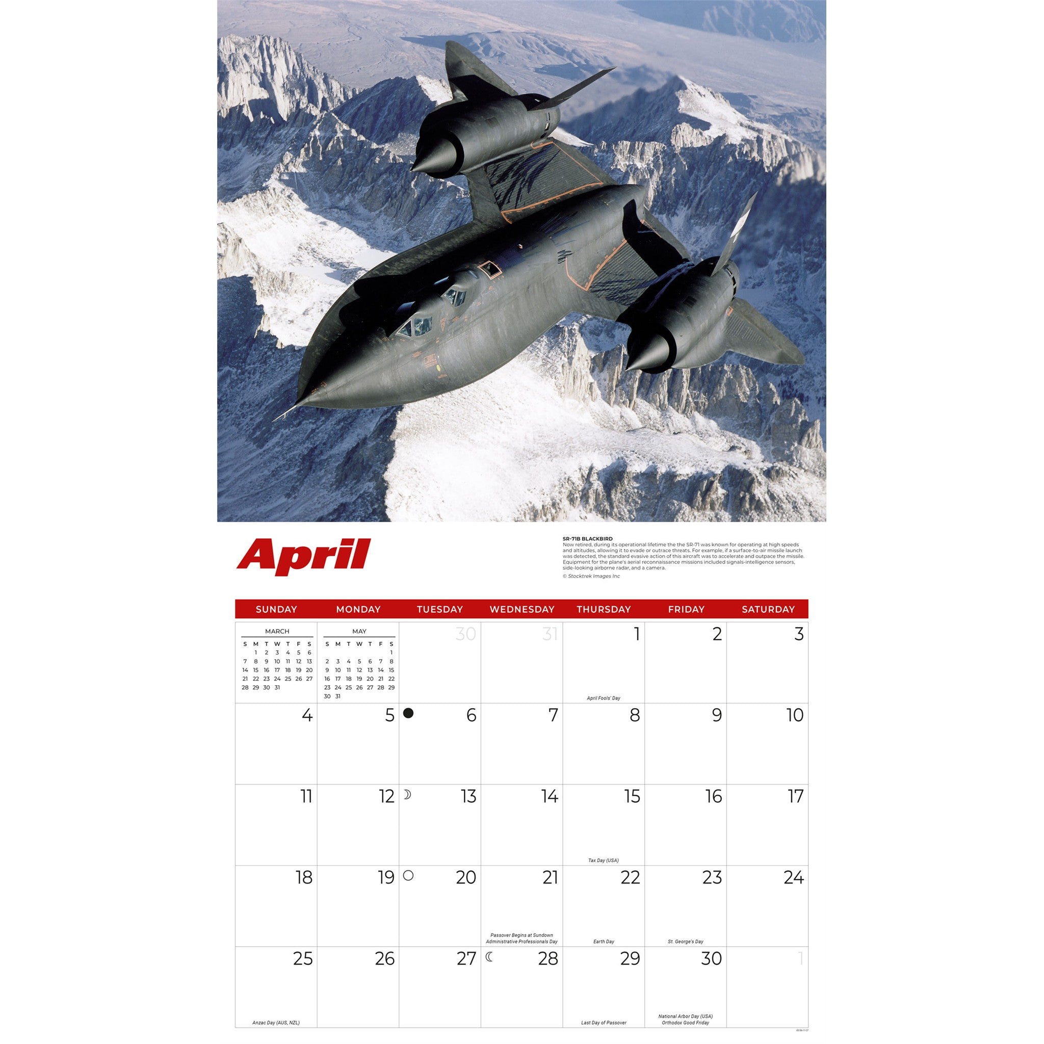 Jets 2027 Wall Calendar