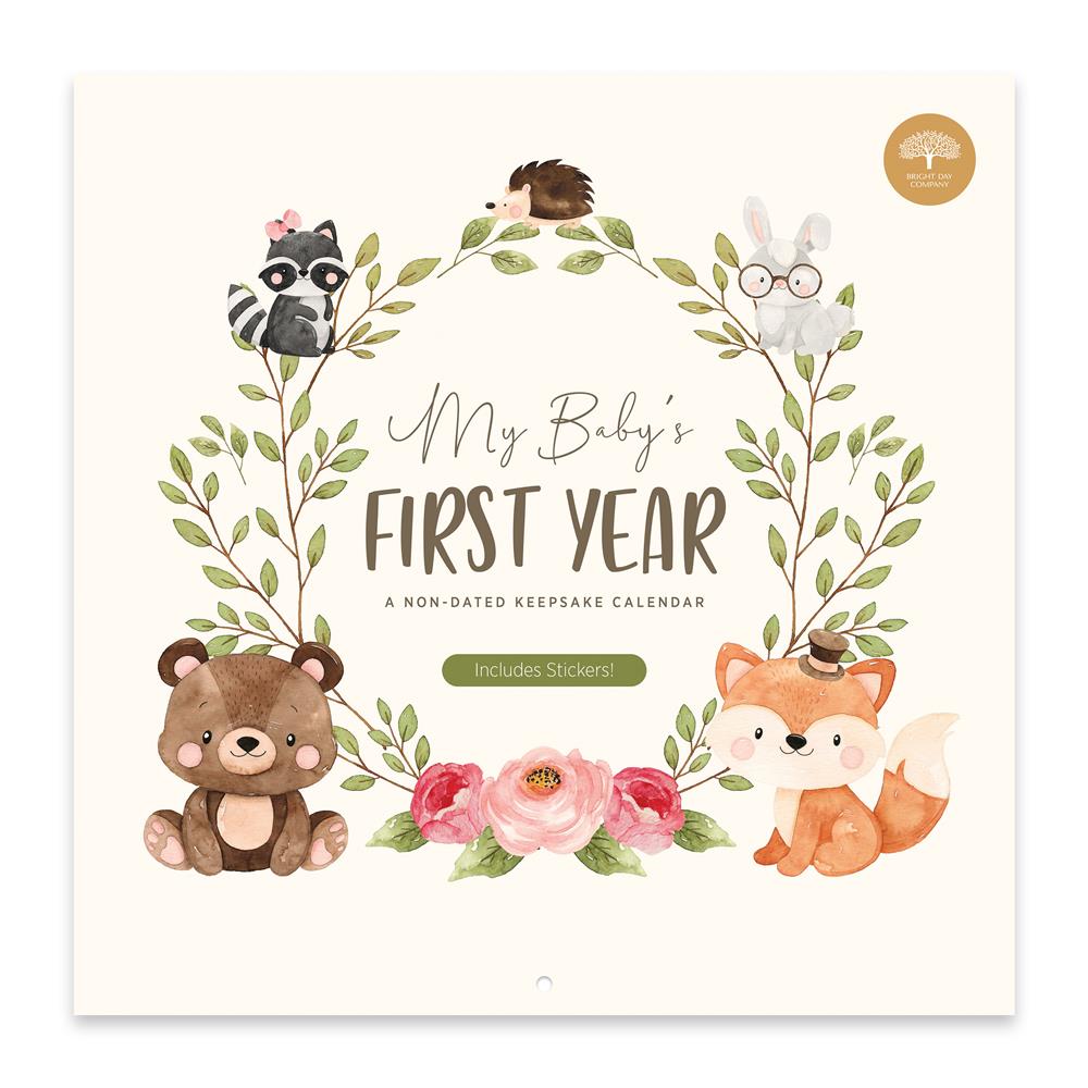 My Babys First Year with Pocket Undated Wall Calendar - Calendar Club Canada