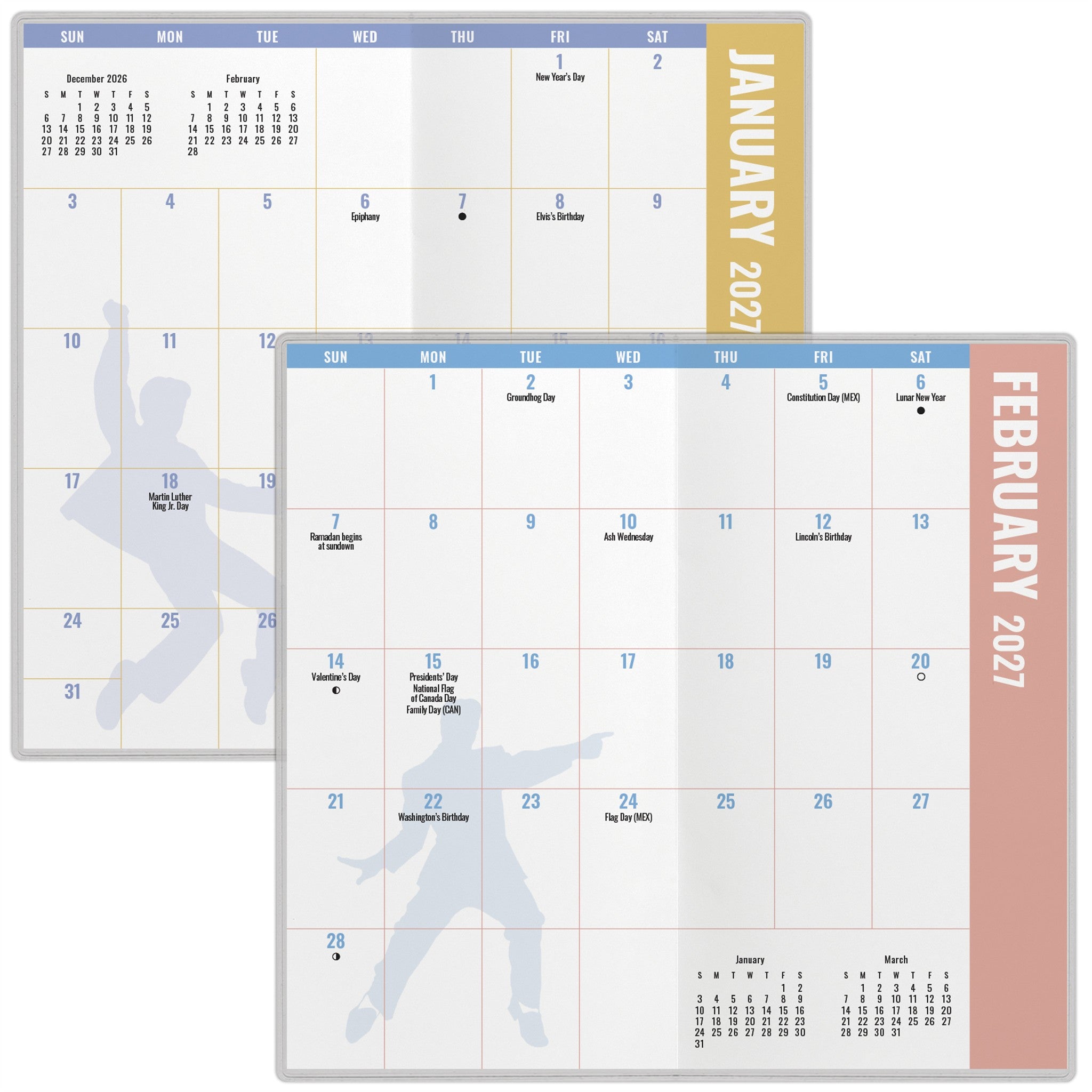 Elvis Presley 2027-2028 2-Year Pocket Planner - Online Only