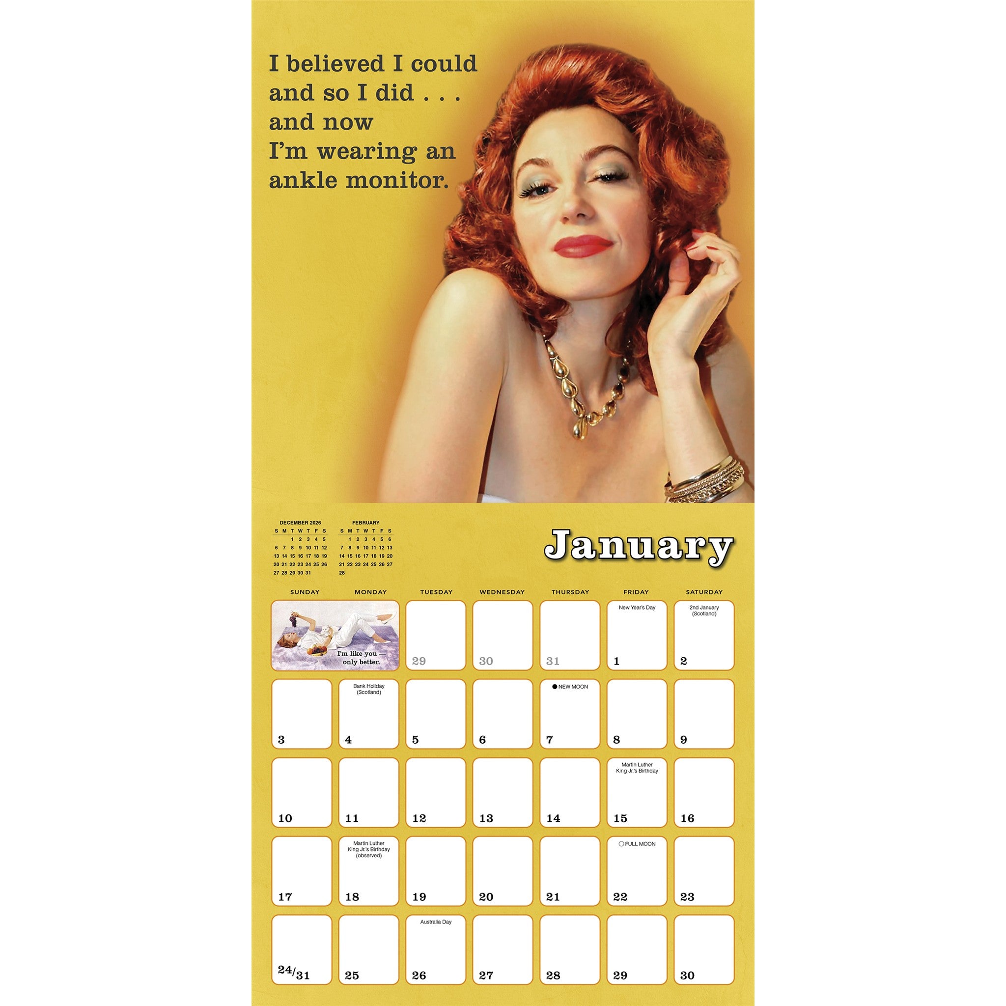 The B Word 2027 Wall Calendar
