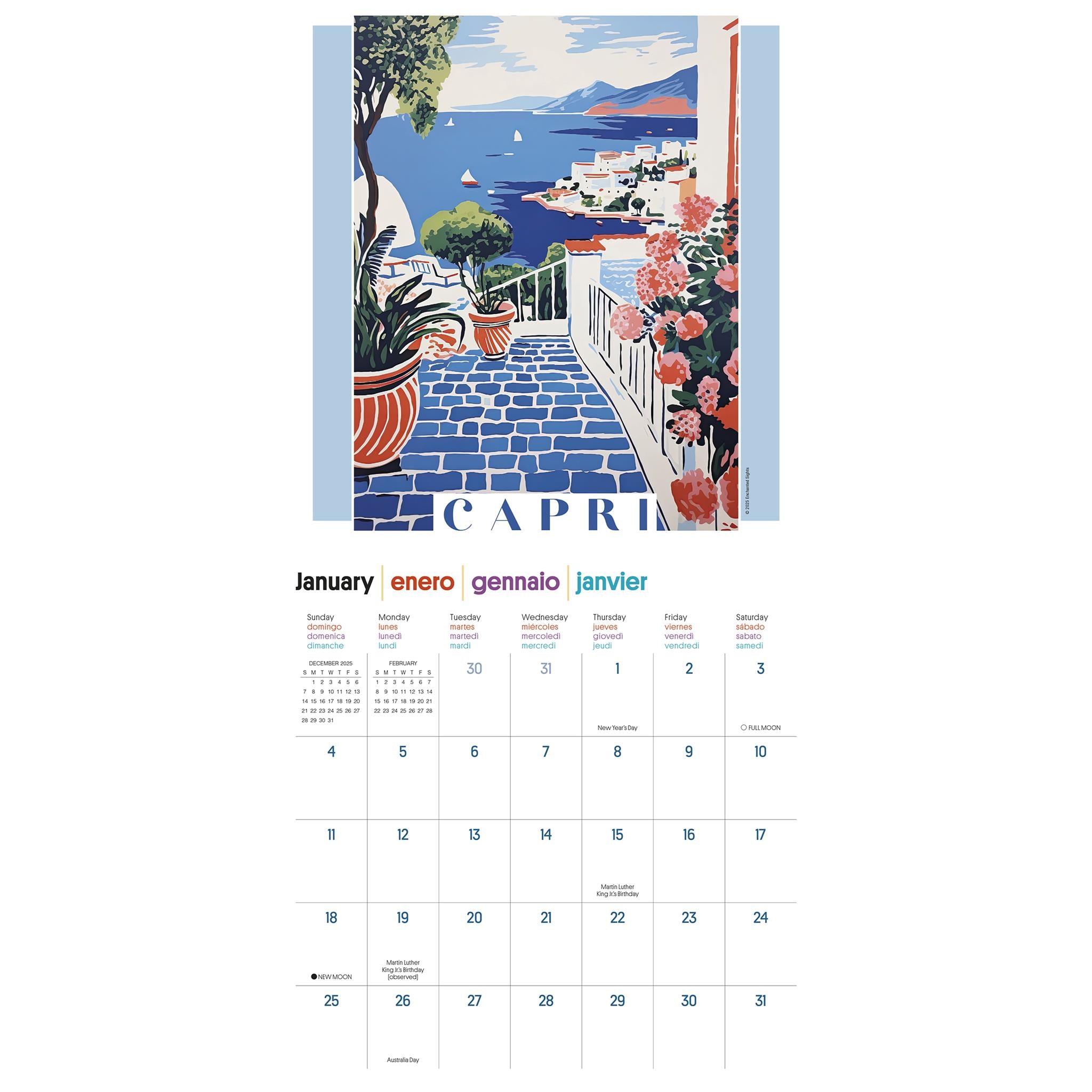 Art of Travel 2026 Wall Calendar - Online Only