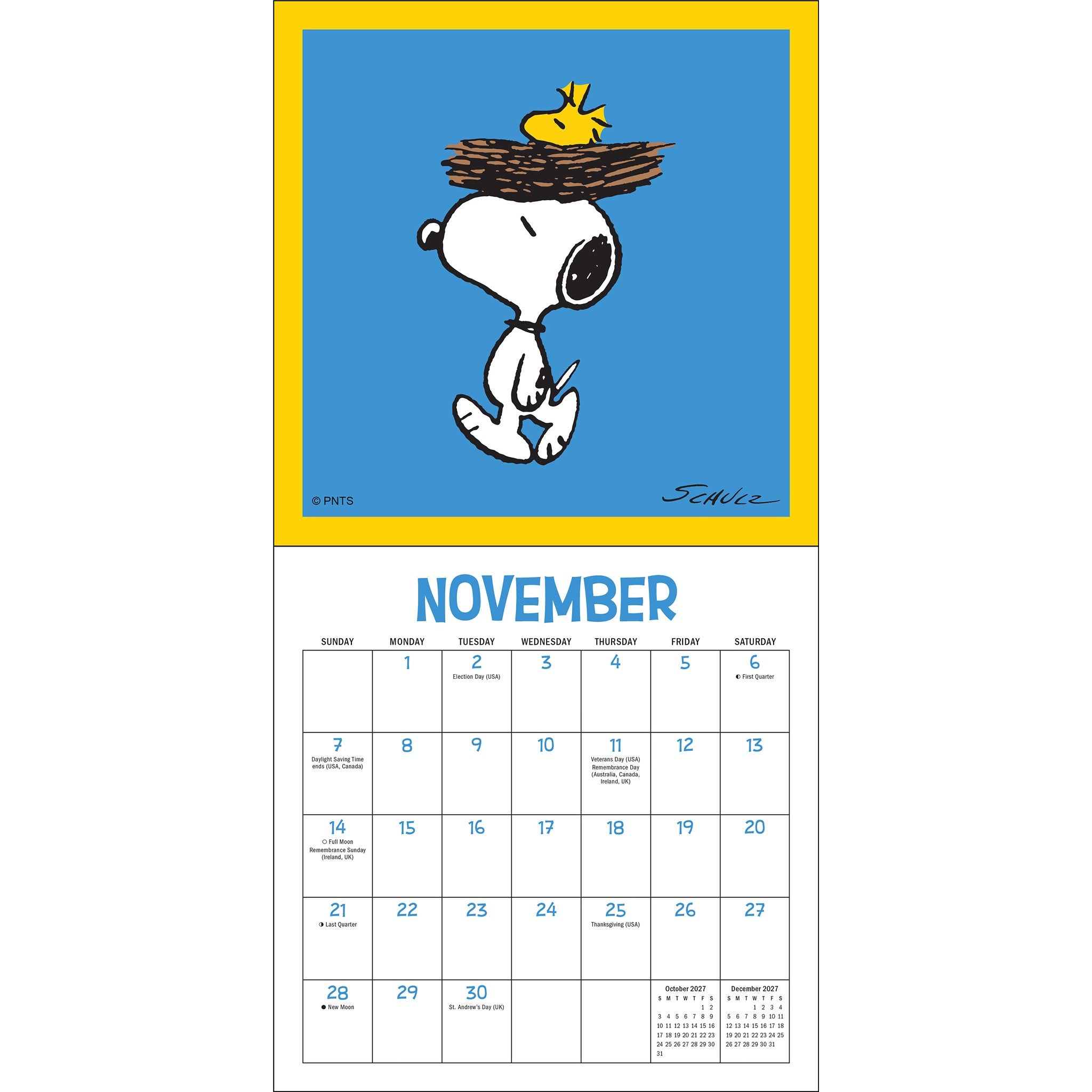 Peanuts @Snoopygrams 2027 Mini Calendar - Online Only