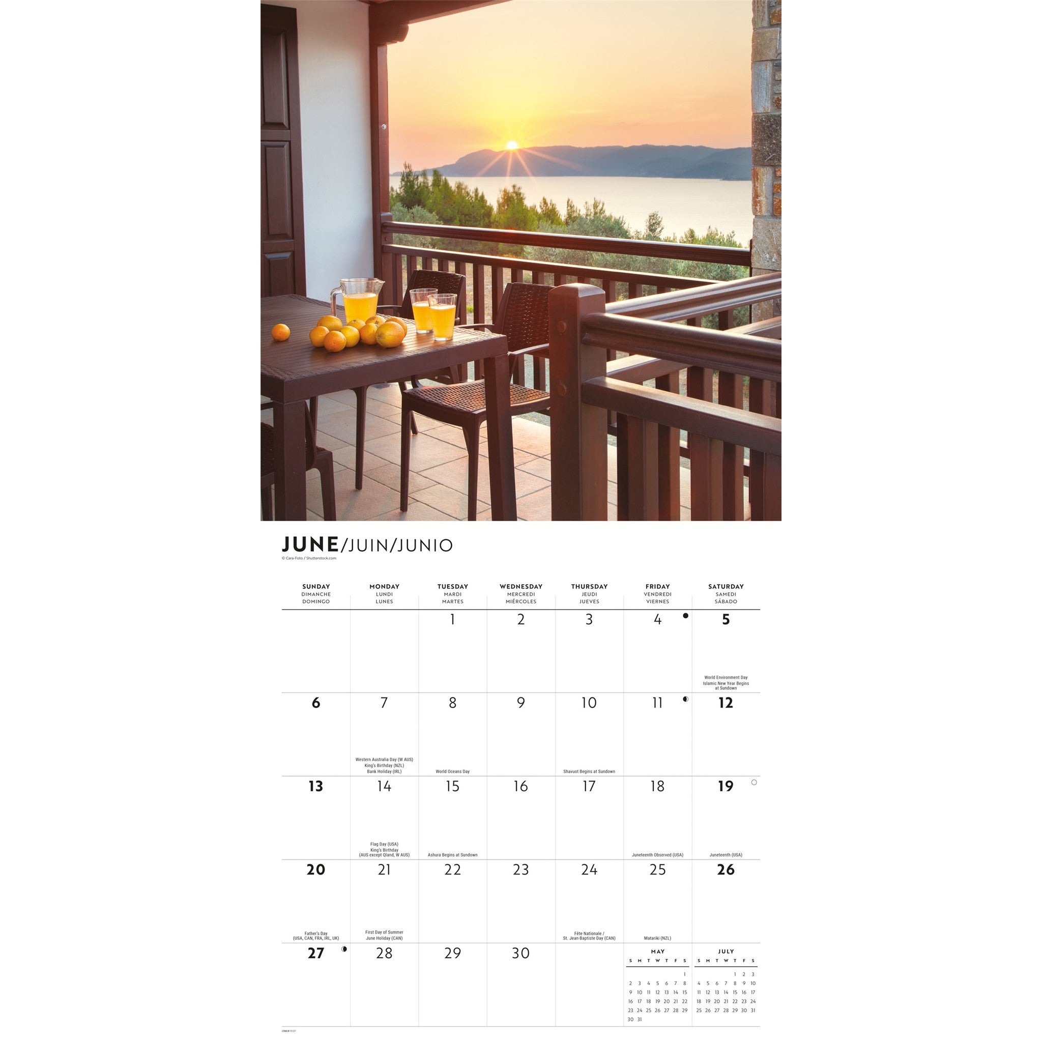 On the Porch 2027 Wall Calendar