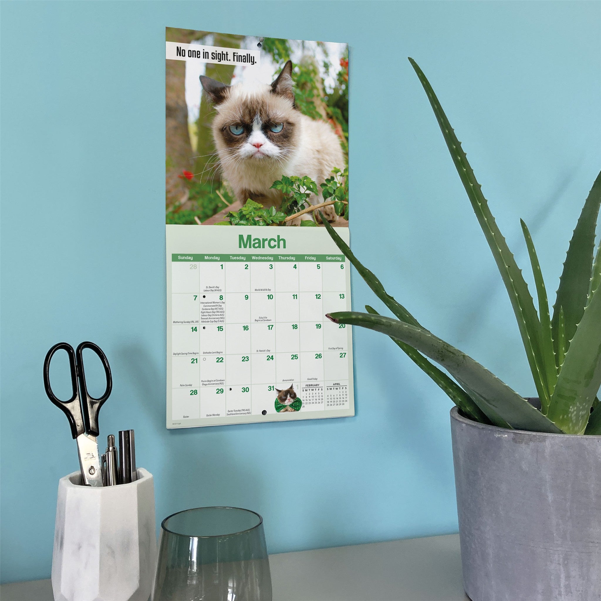 Grumpy Cat 2027 Mini Calendar