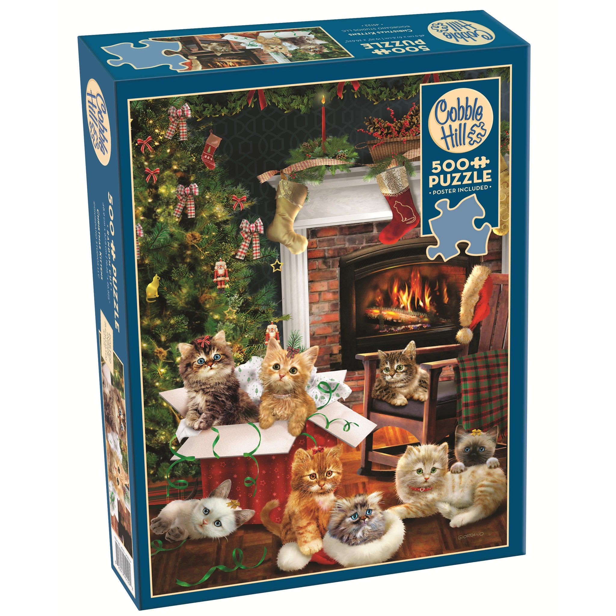 Christmas Kittens 500 Piece Puzzle