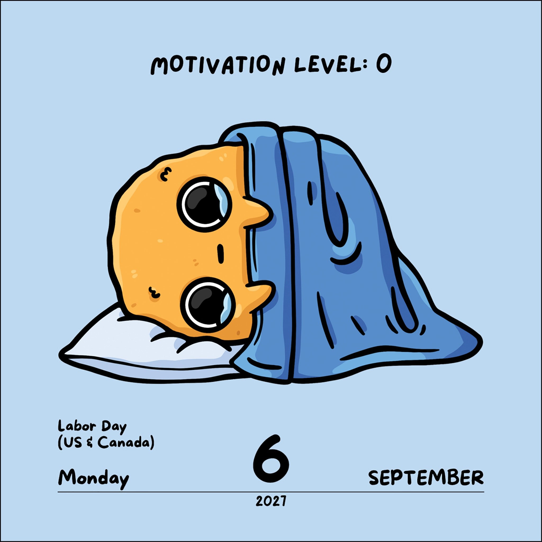Sad Nuggie 2027 Box Calendar