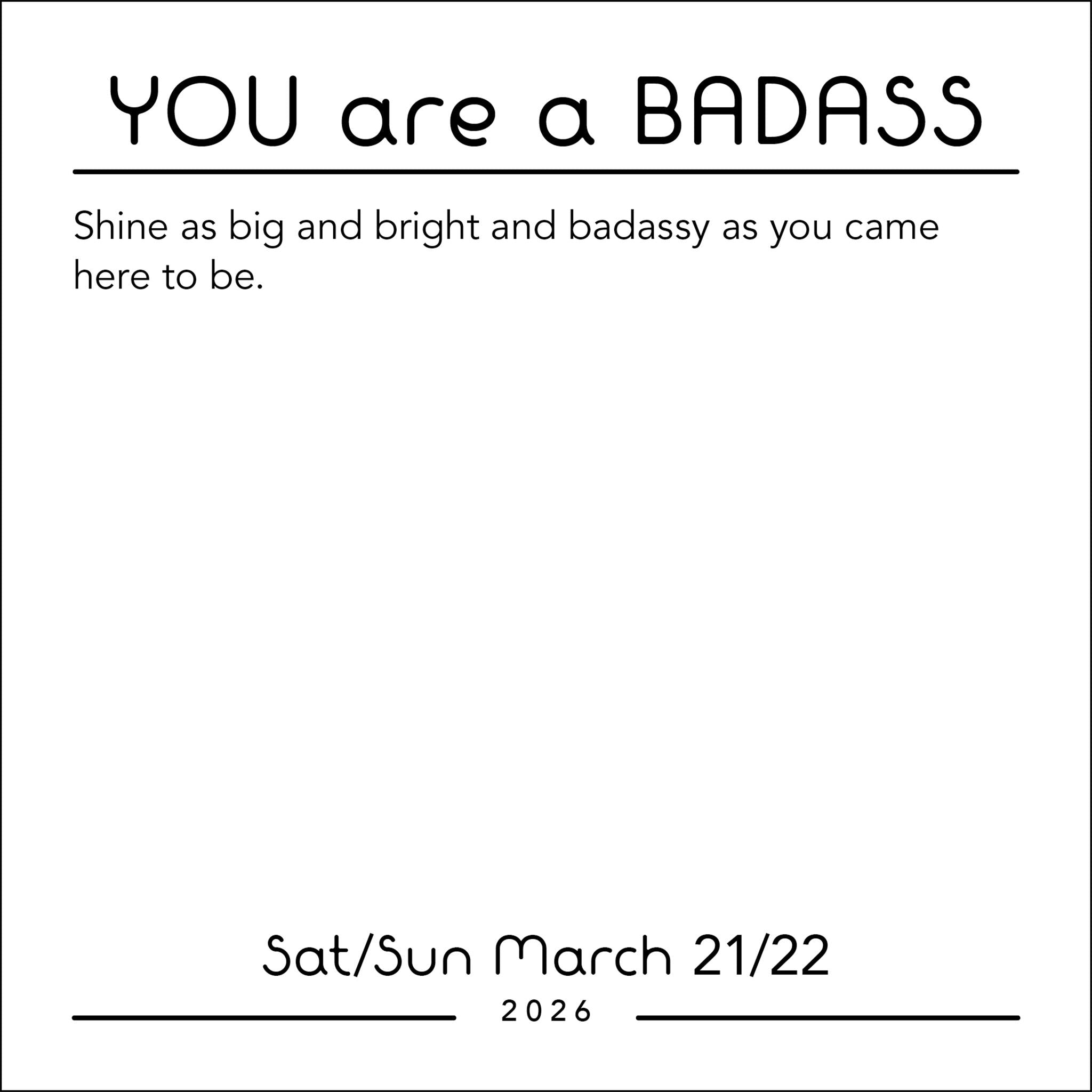 You Are A Badass 2026 Box Calendar C709917D A59E 46FF 834B 