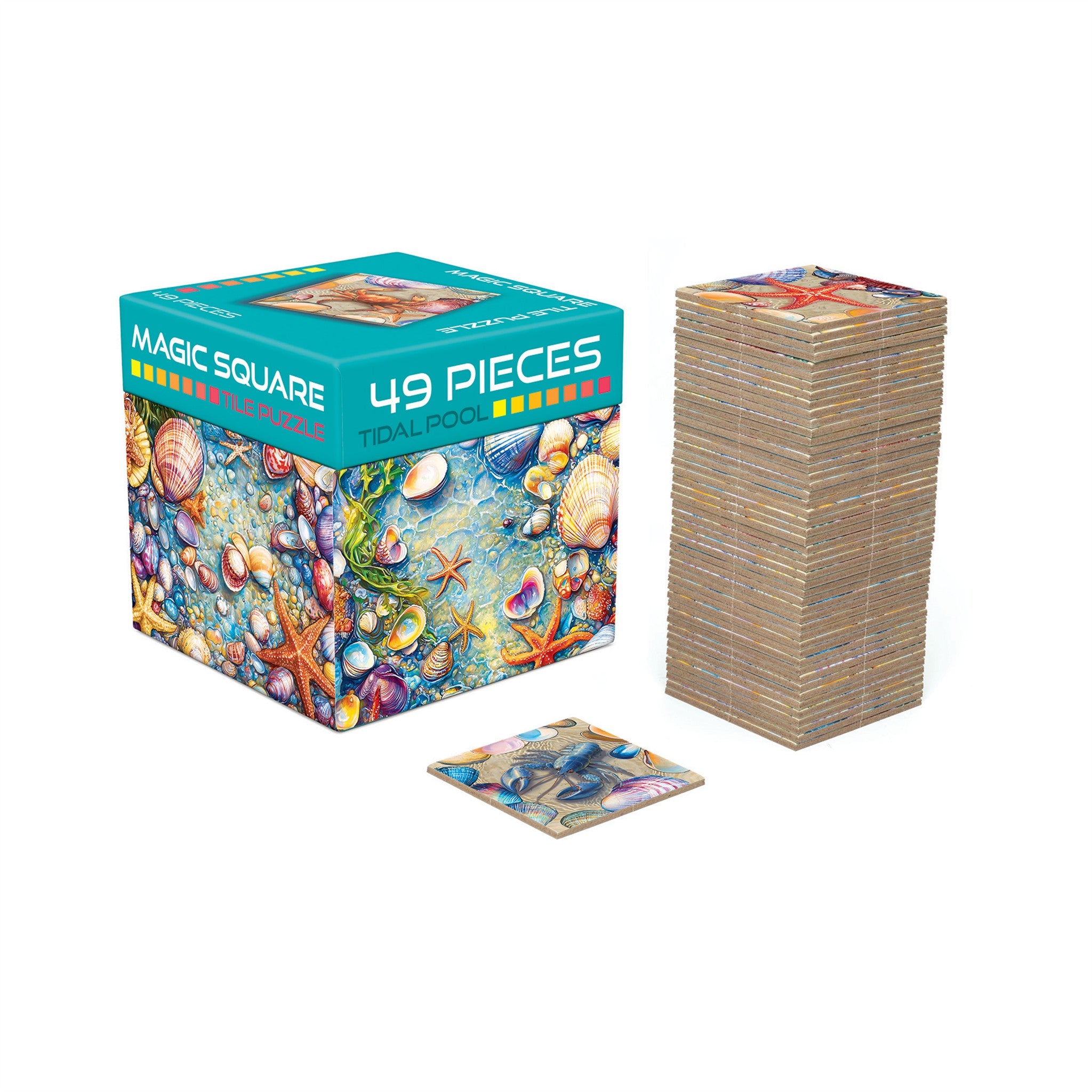 Tidal Pool Magic Square 49 Piece Puzzle - Online Only