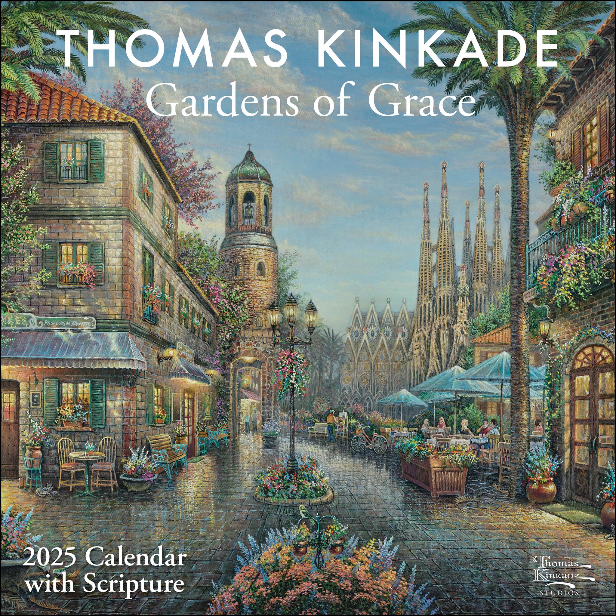 Kinkade Gardens Of Grace Scripture Wall 2025 Calendar