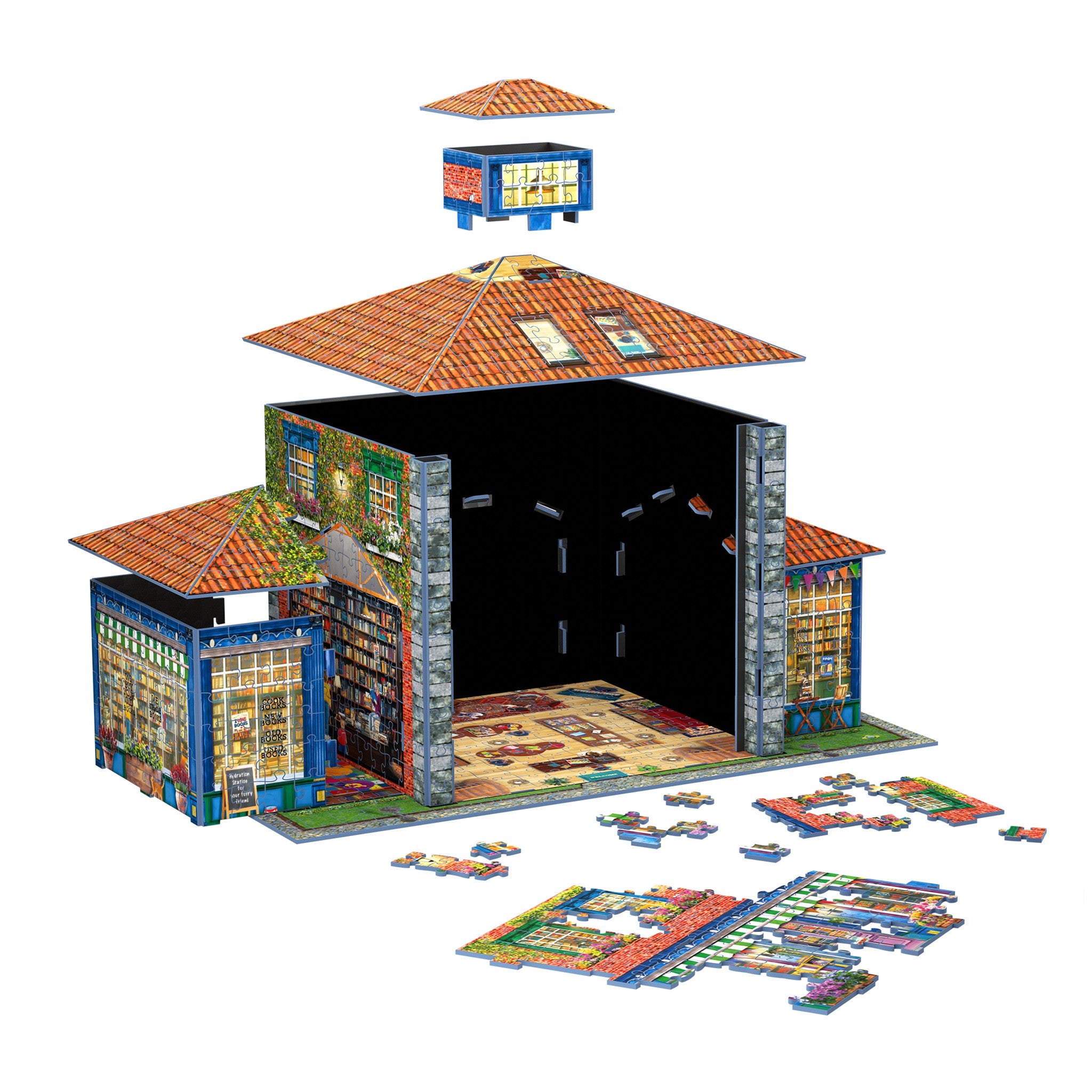 Book Shop 3D 1389 Piece Puzzle