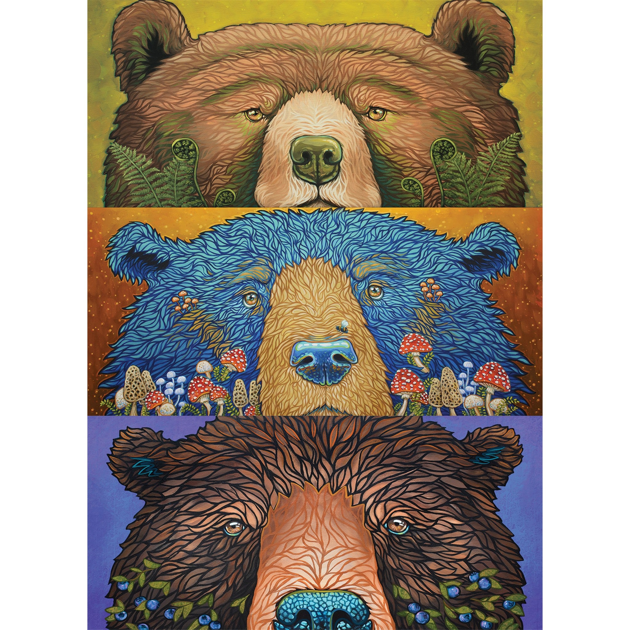 Bear Eyes Harvest 500 Piece Puzzle