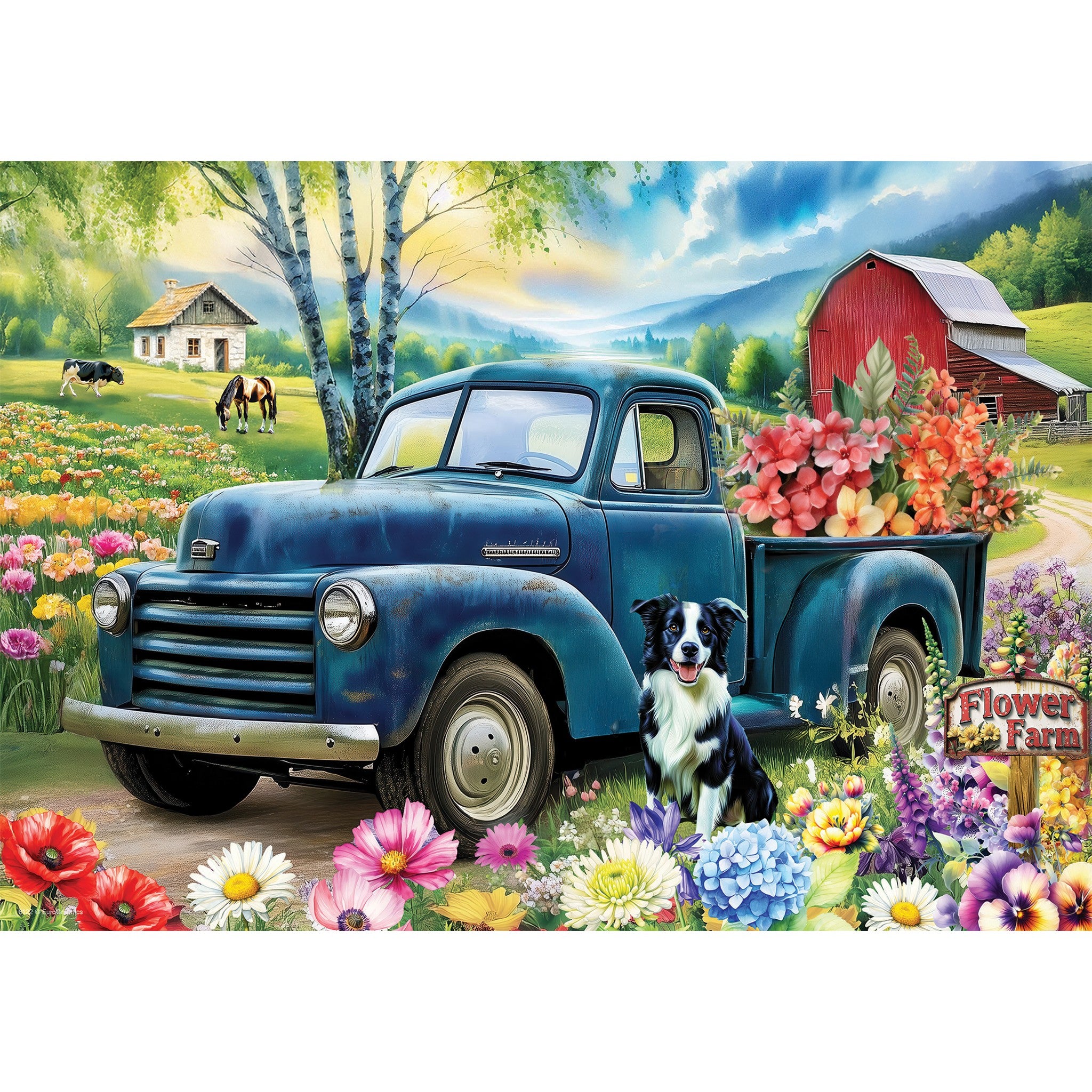 Flower Farm 104 Piece Puzzle