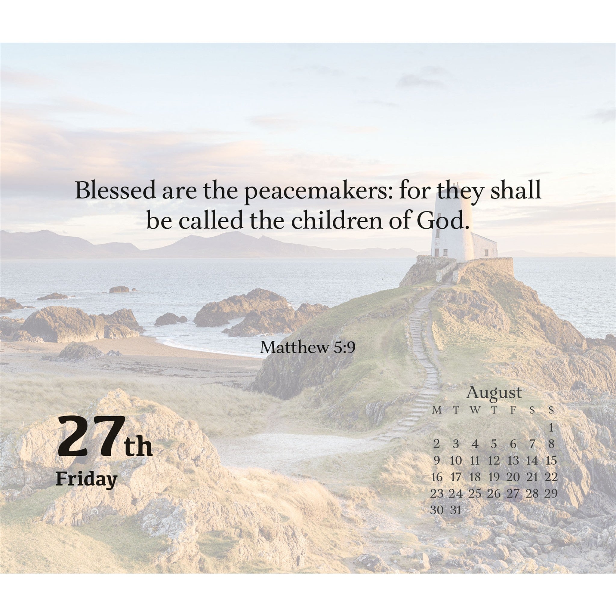Bible Verses 2027 Box Calendar